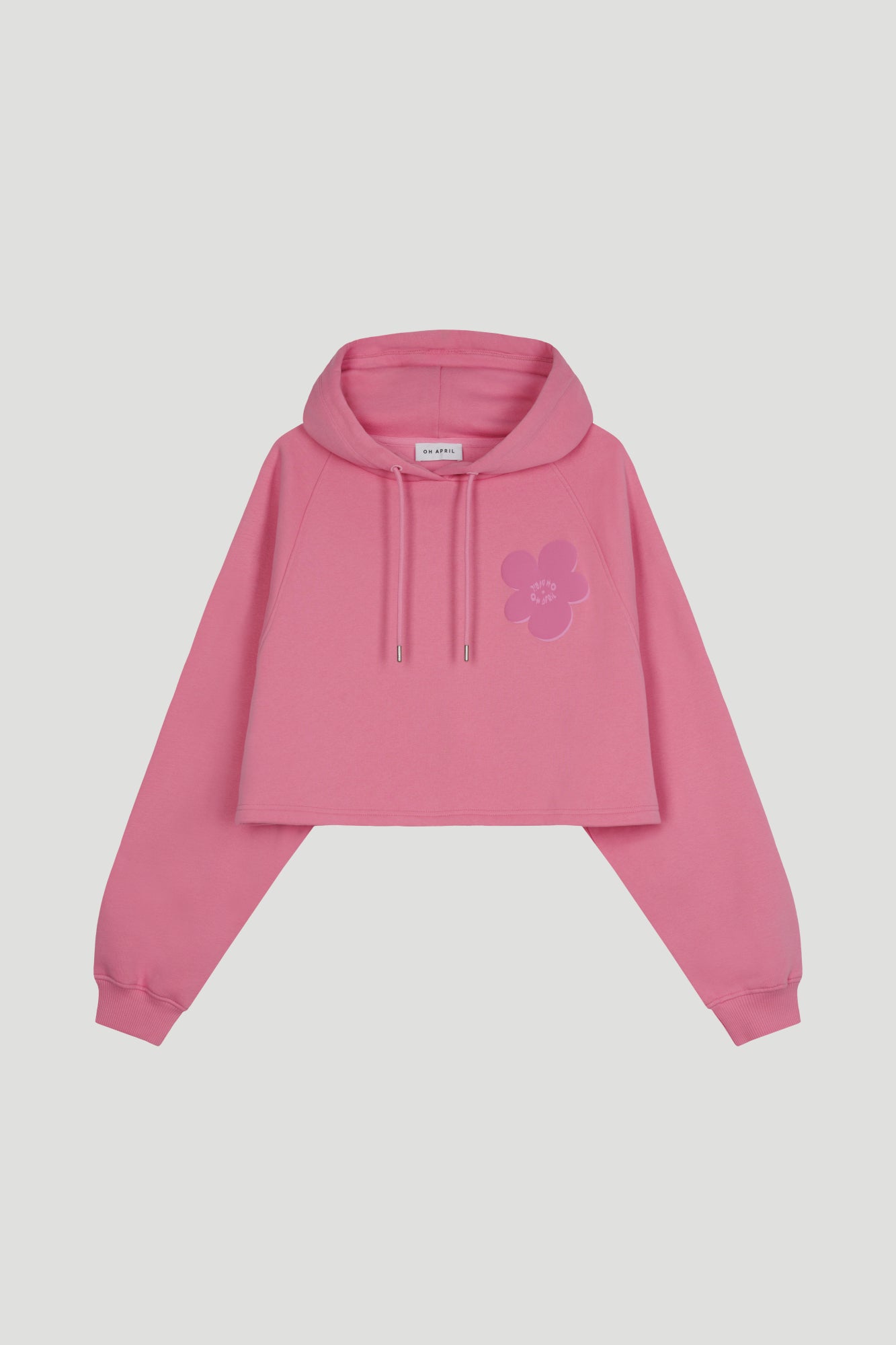 8002-Leo Grey Hoodies pink