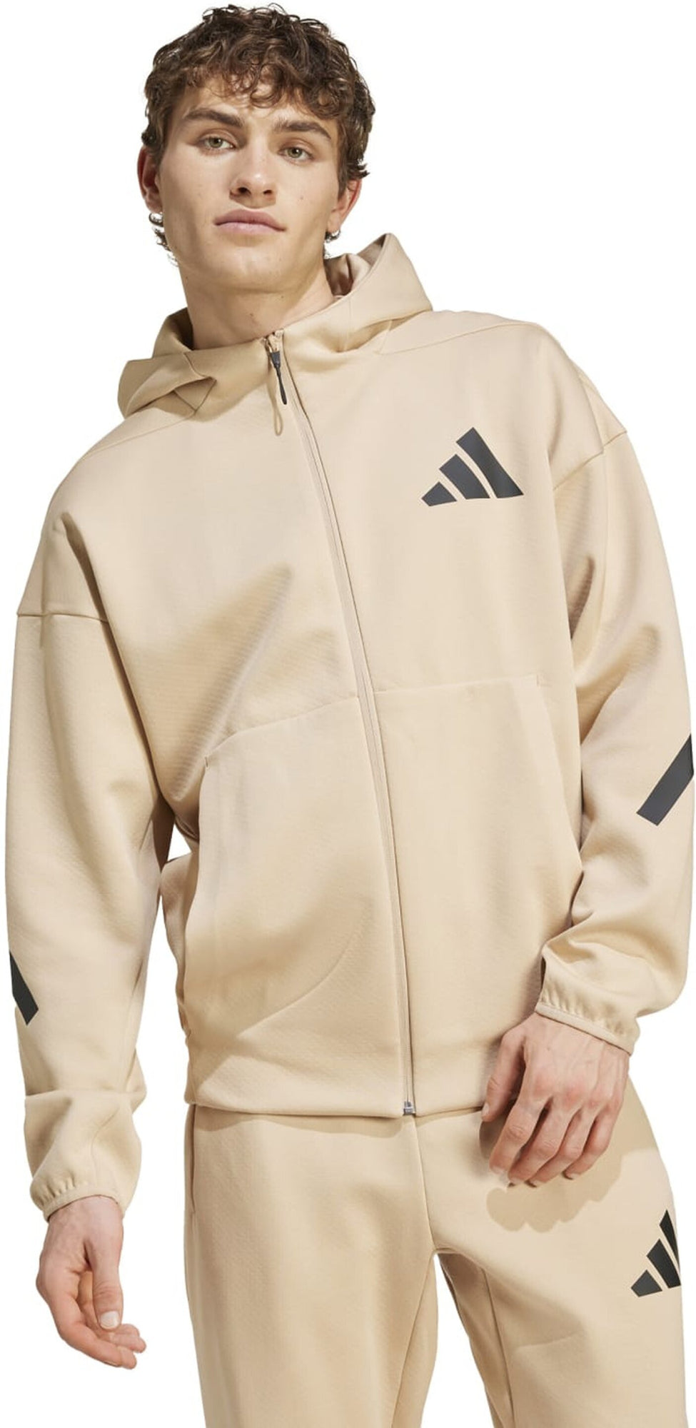 Adidas Shirtjacken  beige