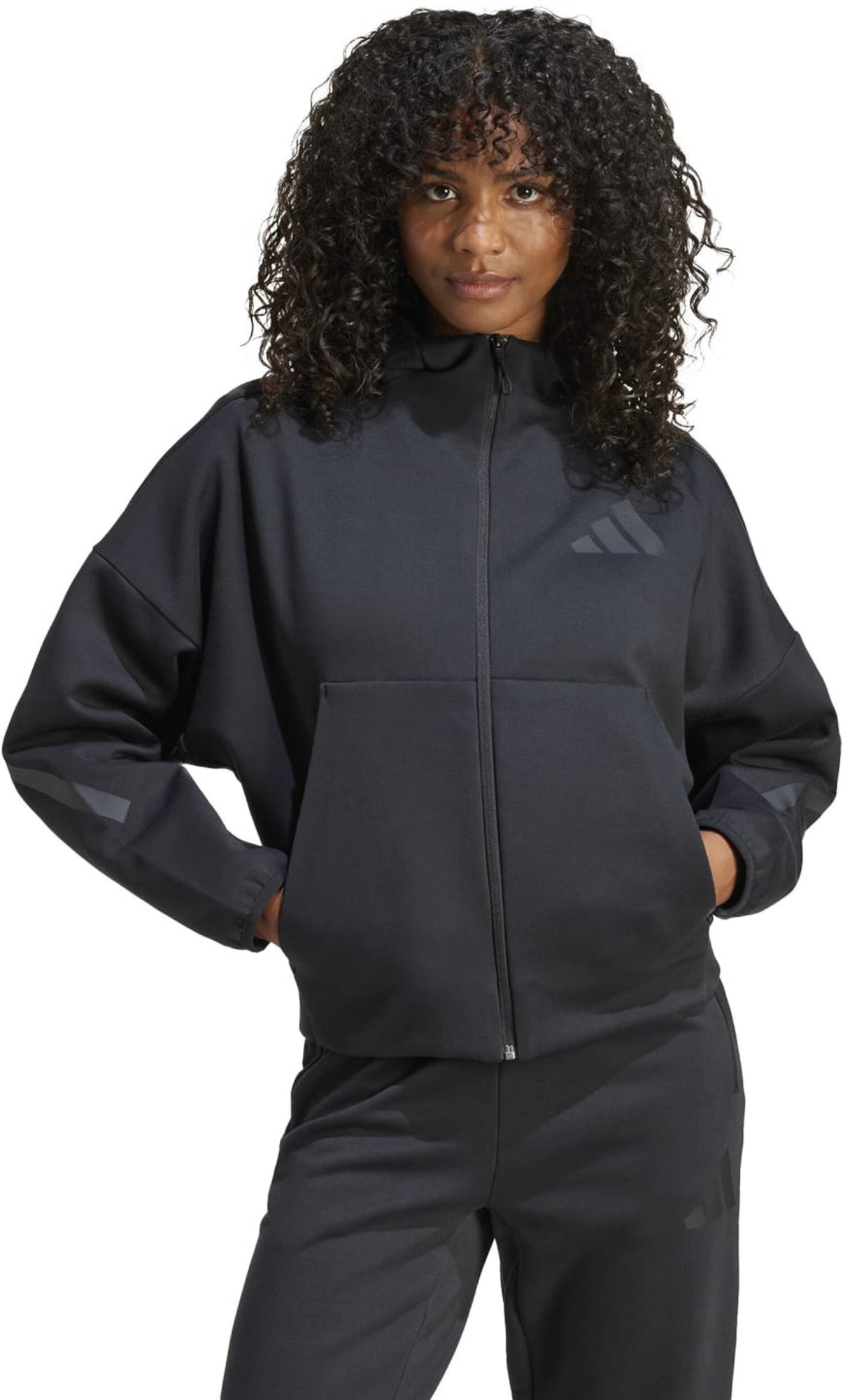 Adidas Shirtjacken  grau