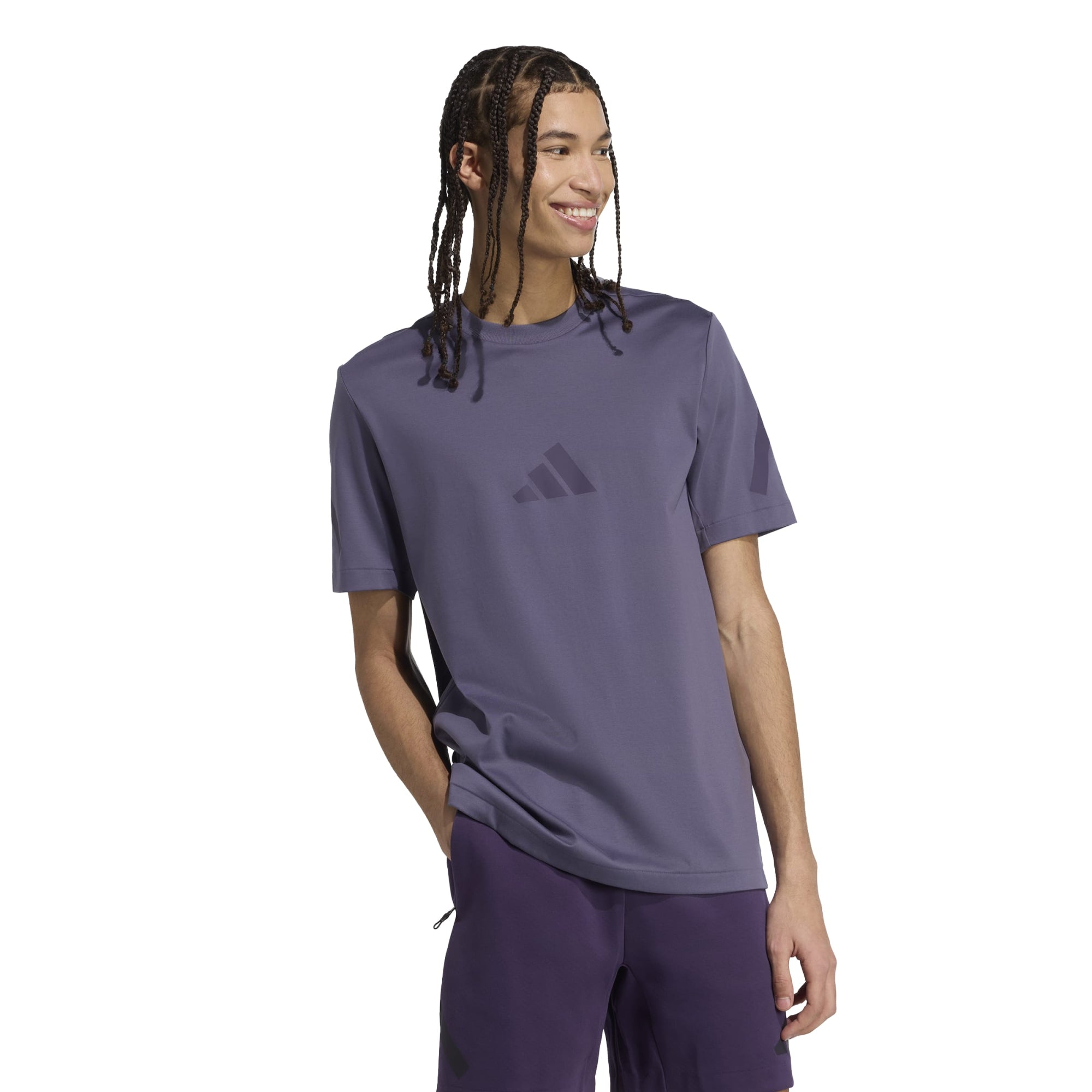 Adidas T-Shirts lila