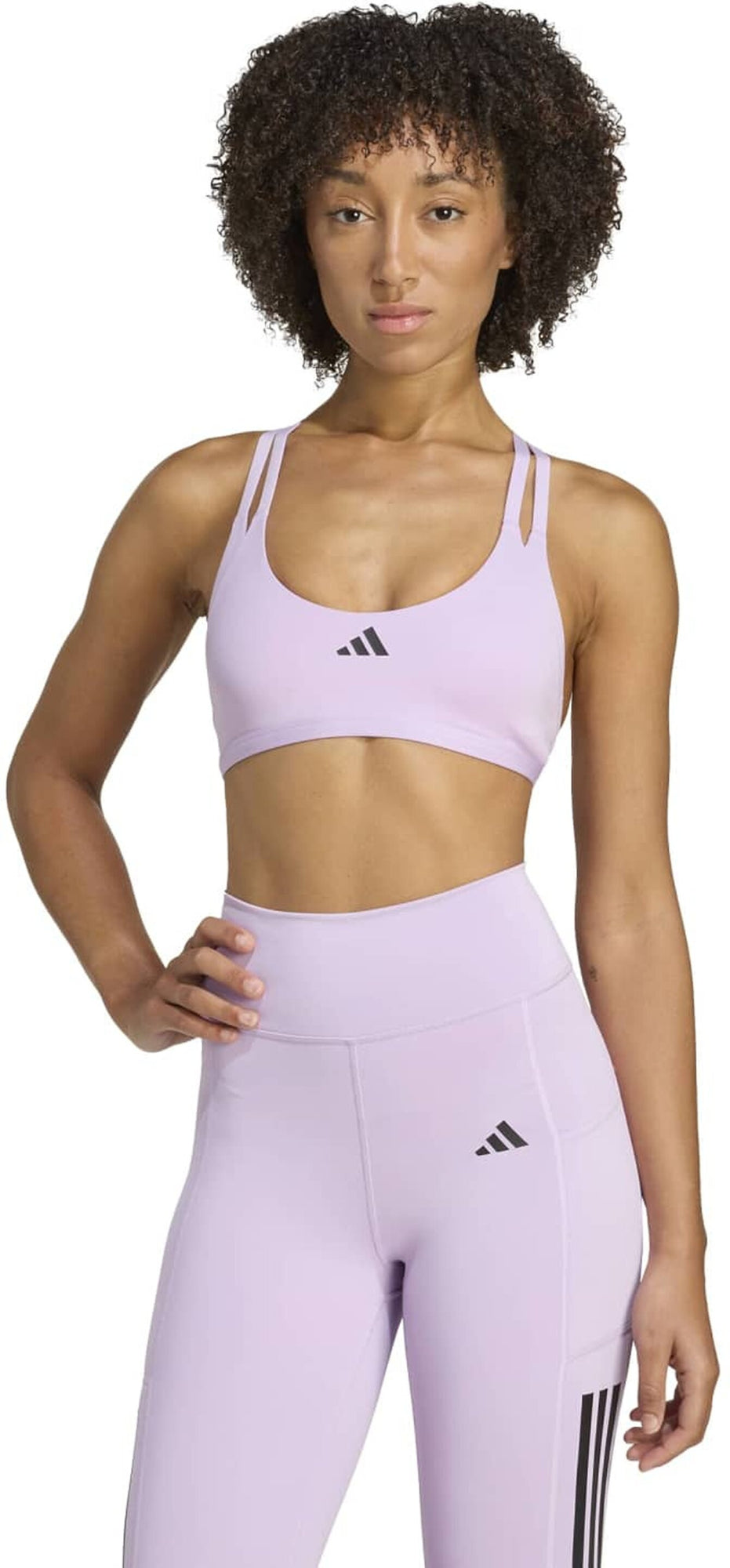 Adidas Sport-BHs  flieder