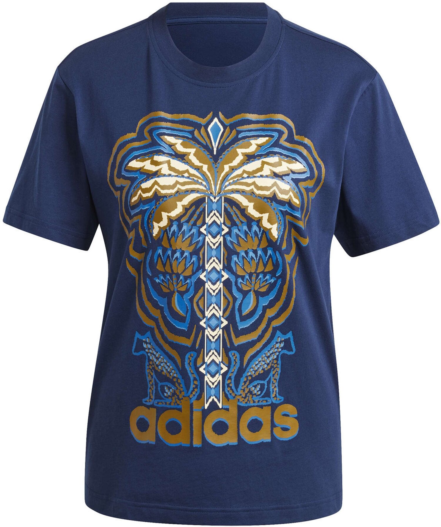 Adidas T-Shirts  blau