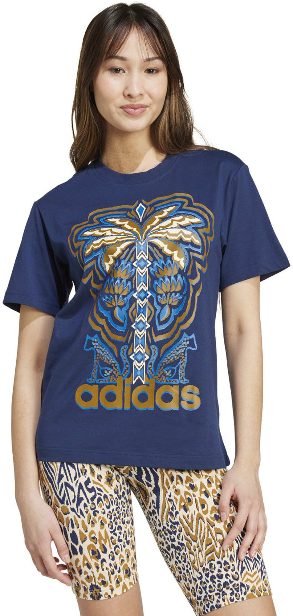 Adidas T-Shirts  blau