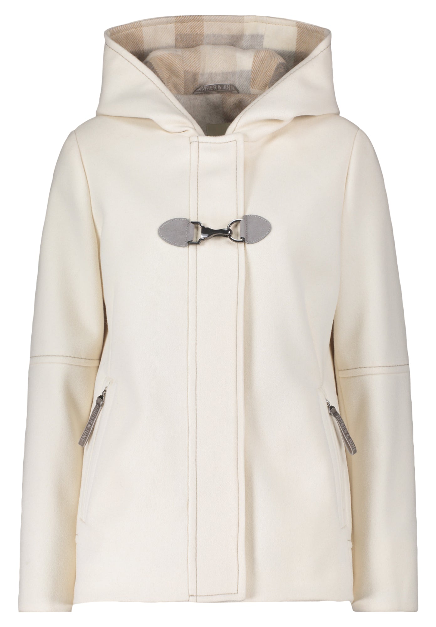 Amber & June Strickjacken beige