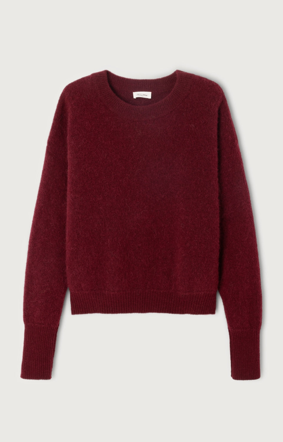 American Vintage Strickjacken bordeaux