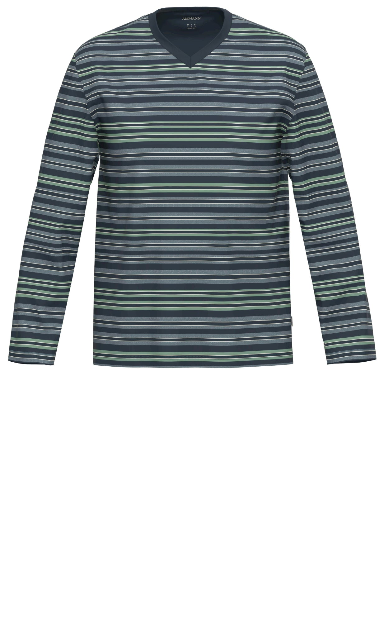 Ammann Pyjamashirts dunkelblau
