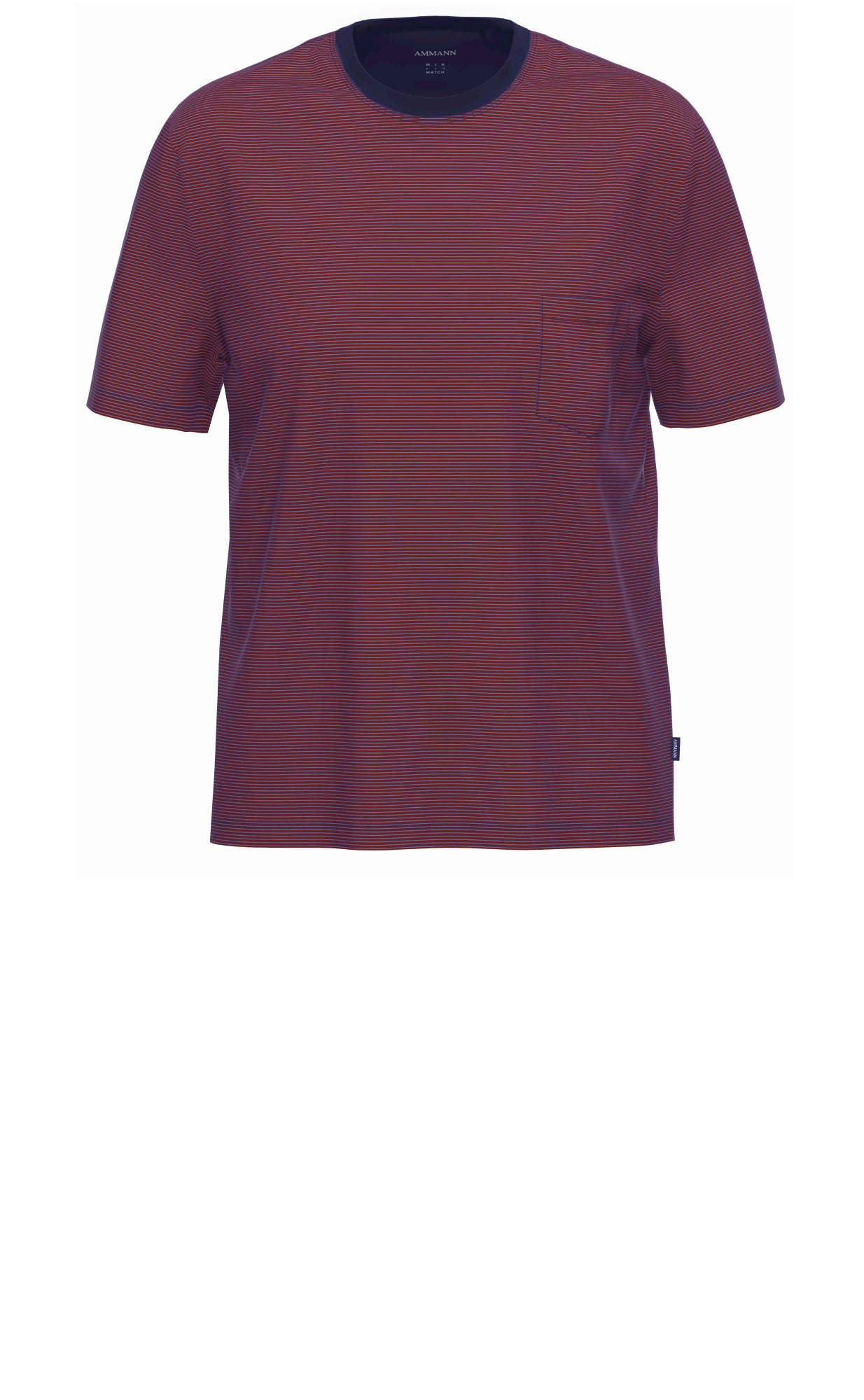 Ammann Pyjamashirts rot