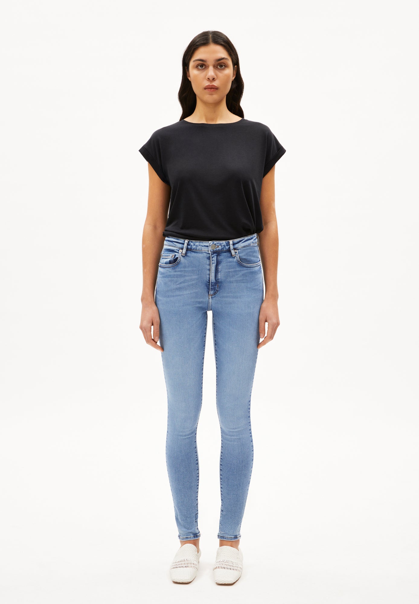 Armed Angels Skinny, Slim blau