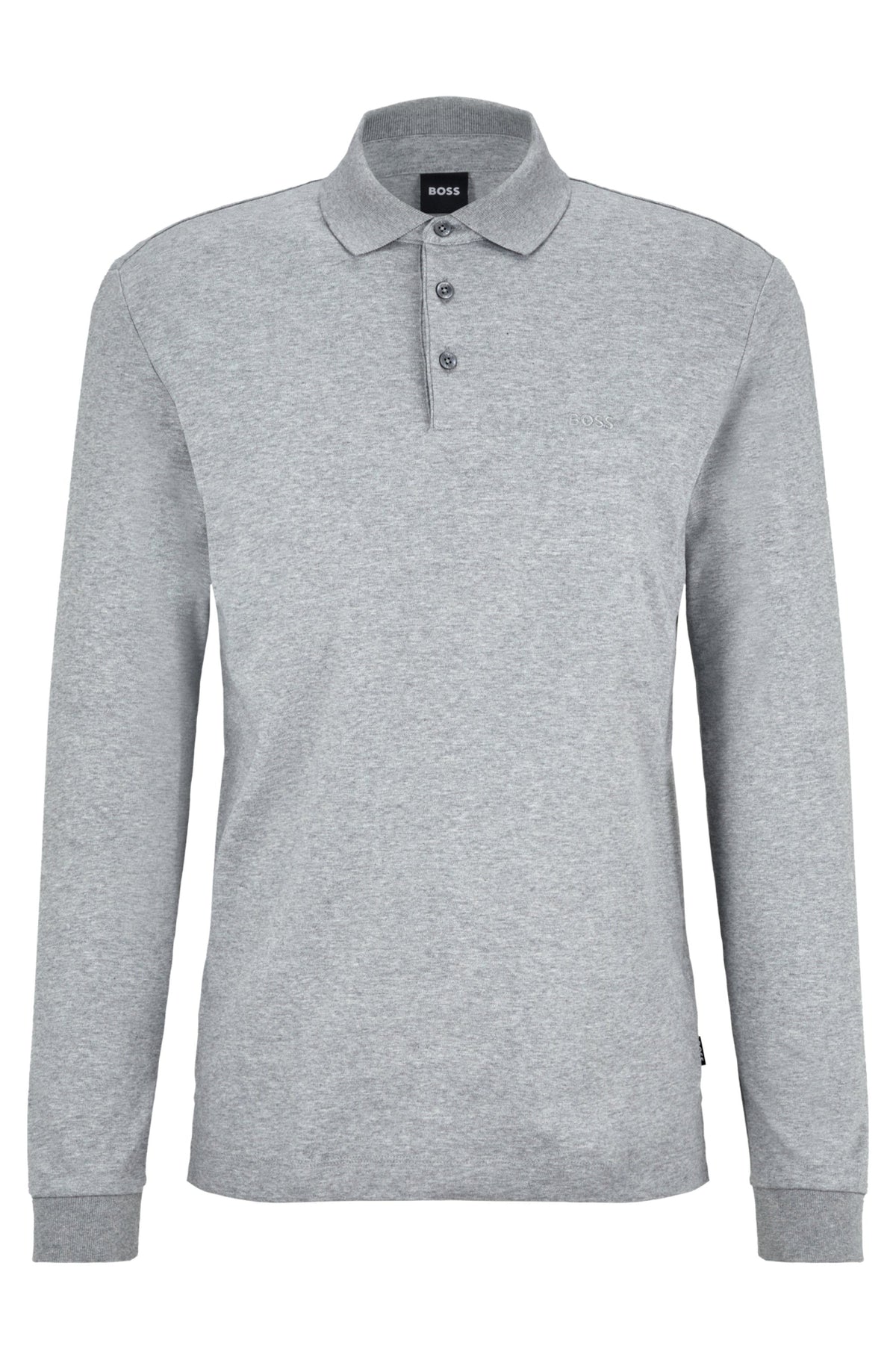 BOSS Black M Poloshirts grau