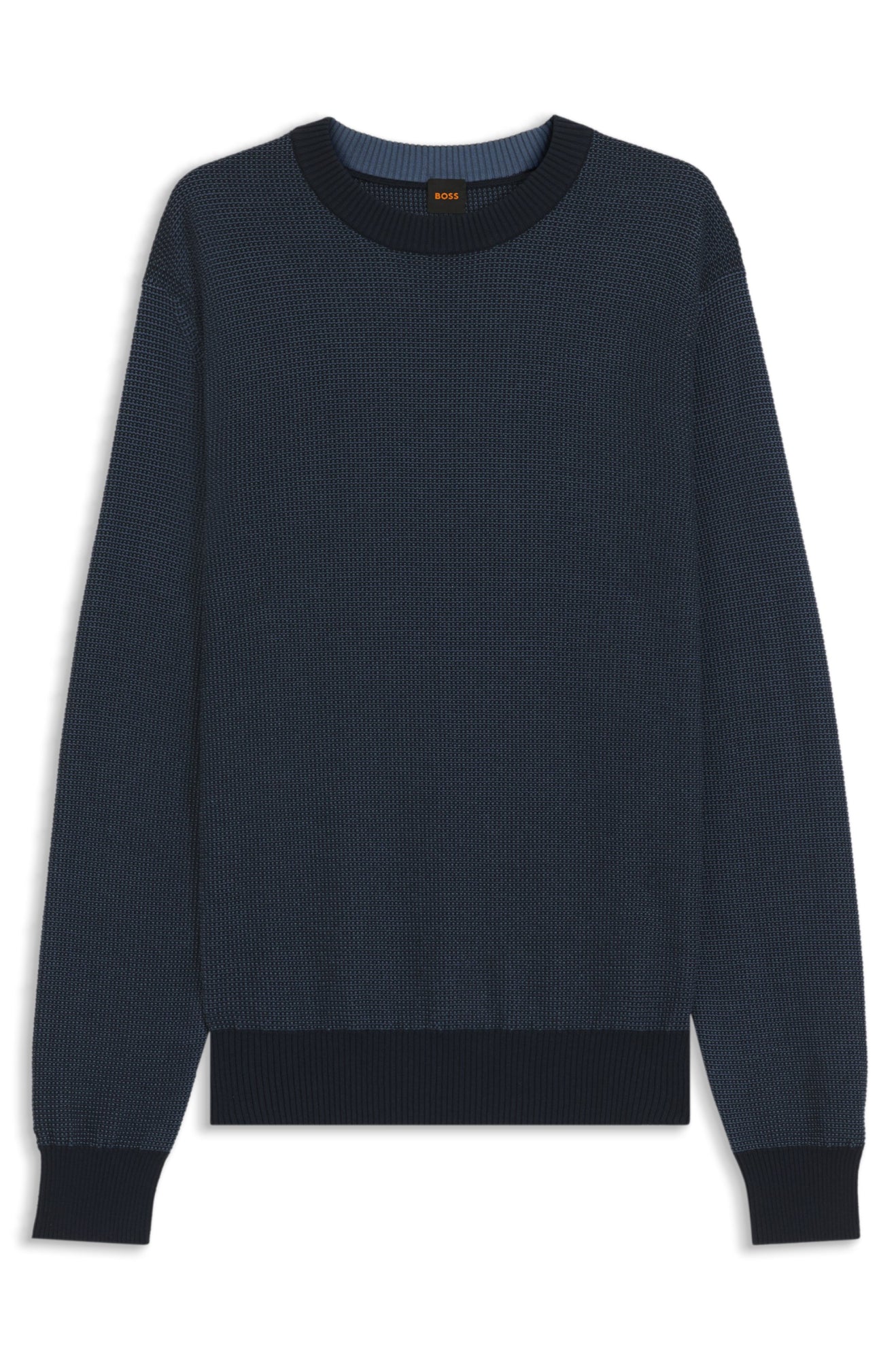BOSS Orange Pullover dunkelblau