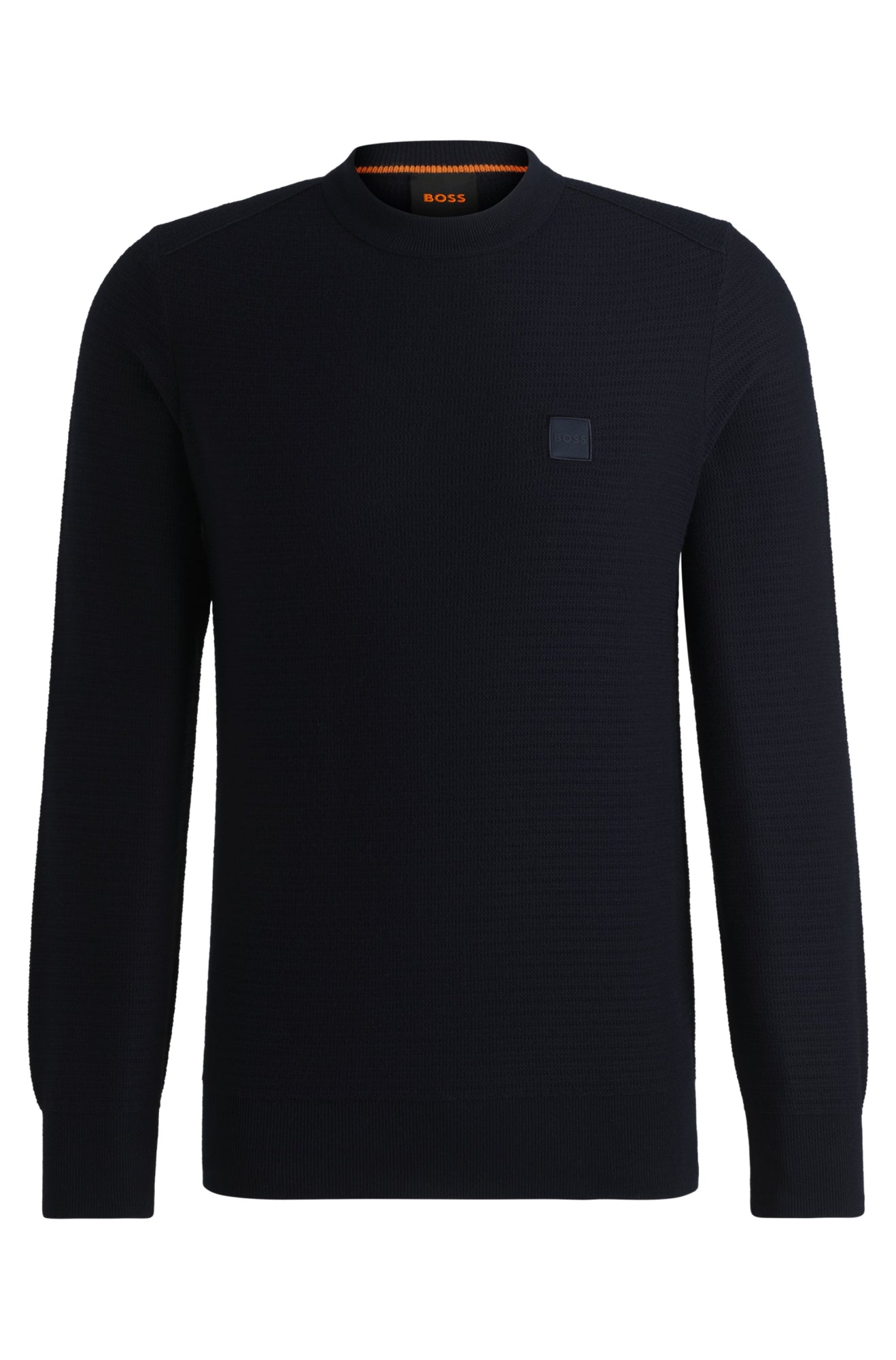 BOSS Orange Pullover dunkelblau