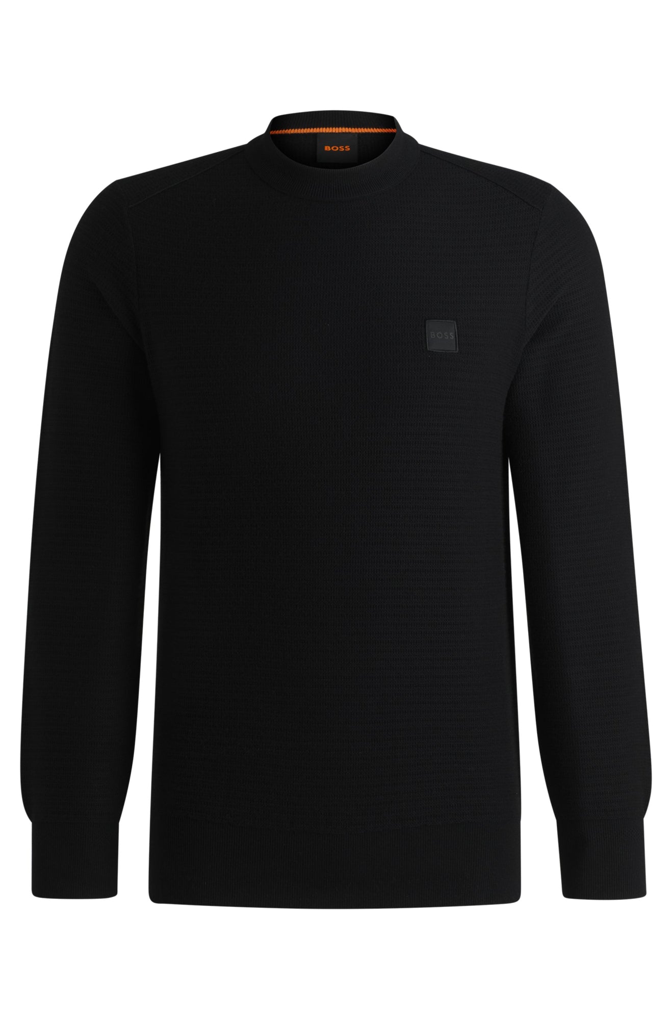 BOSS Orange Pullover  schwarz