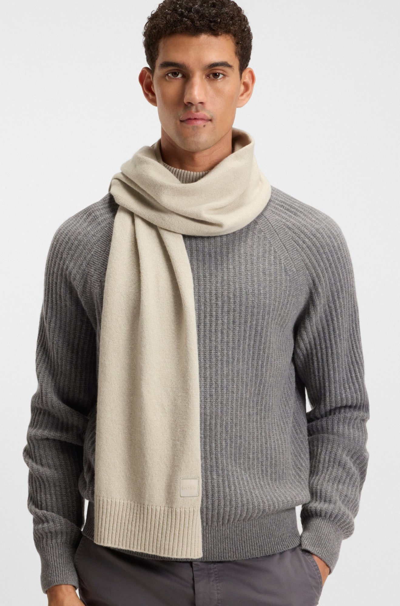 BOSS Orange Schals beige