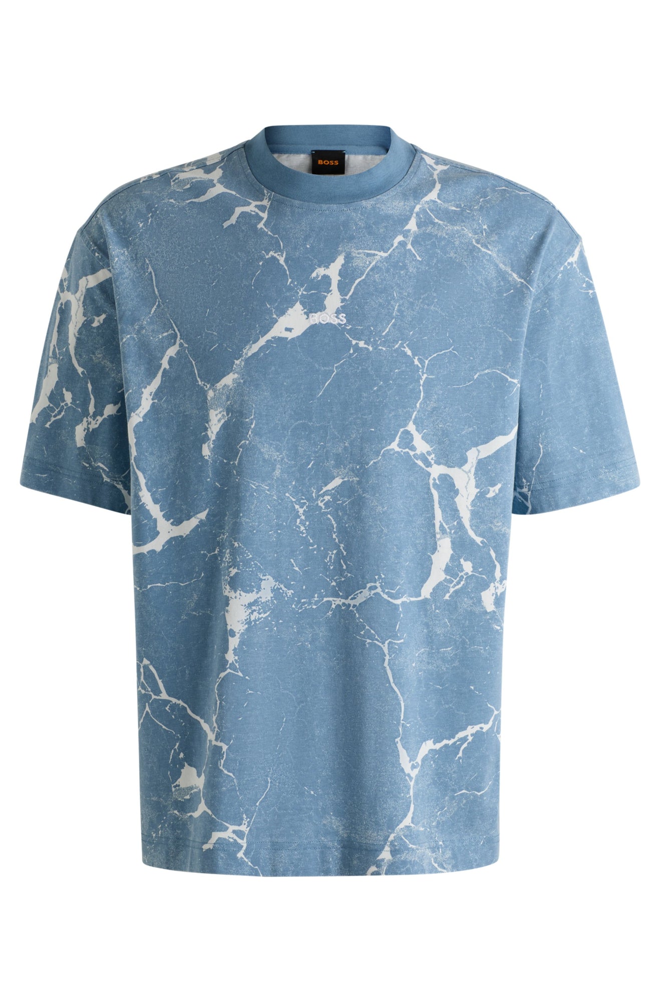 BOSS Orange T-Shirts blau