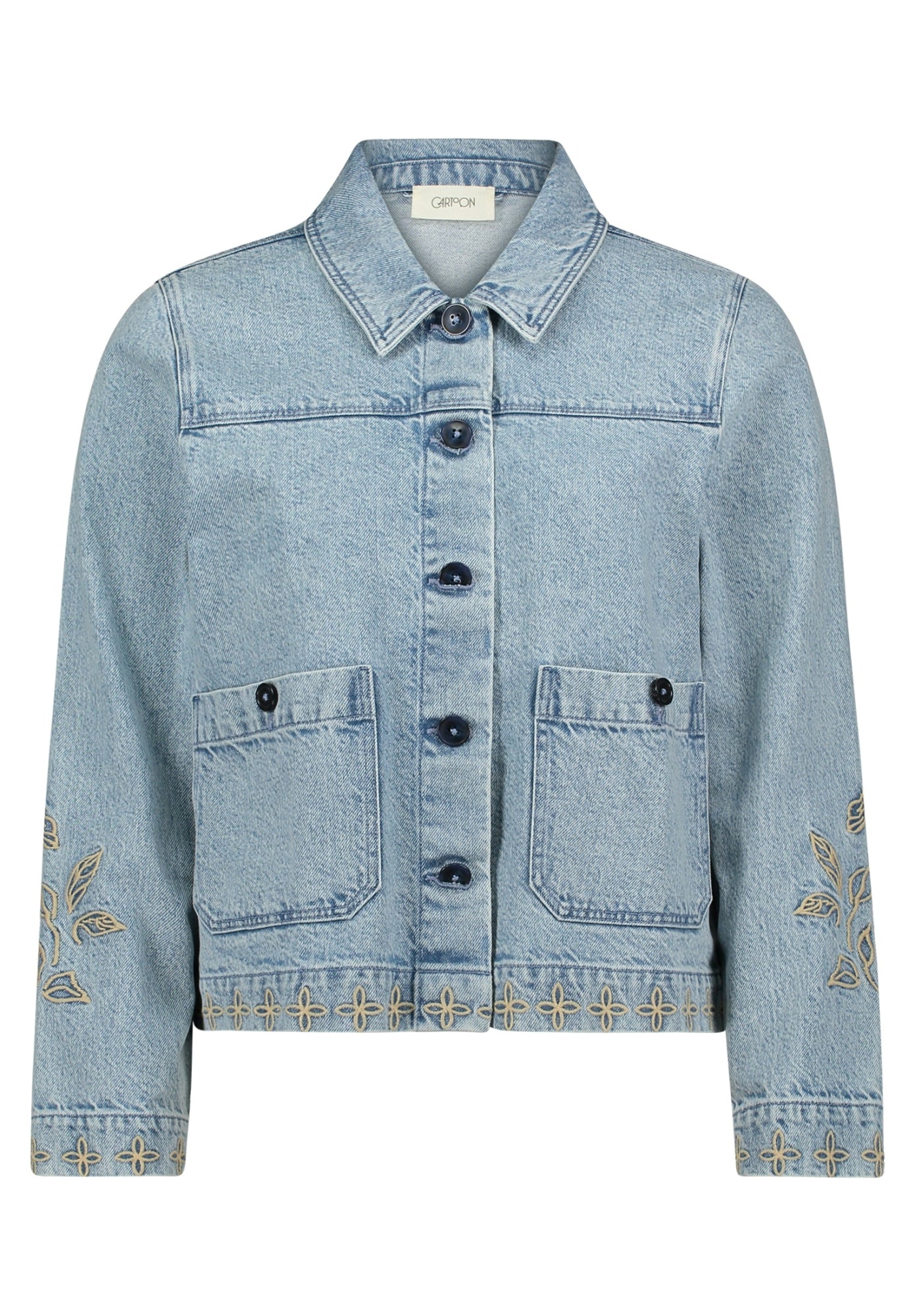 CARTOON Jeansjacken hellblau
