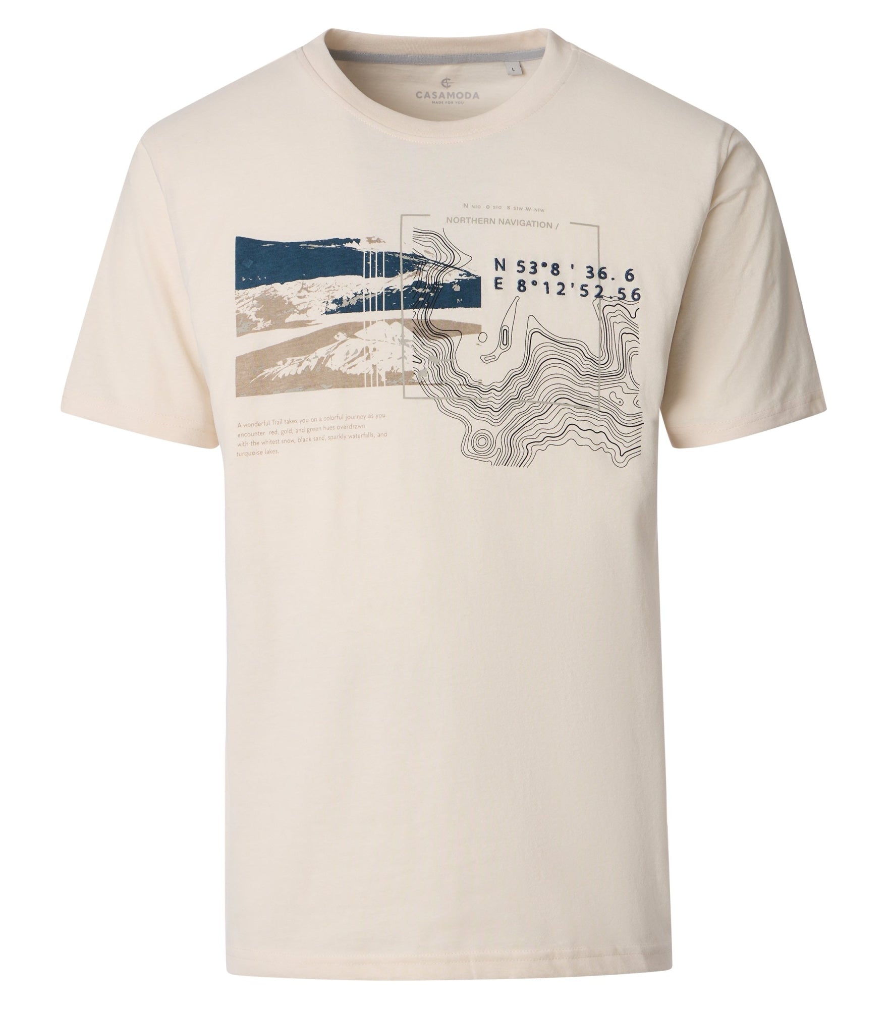 CASAMODA T-Shirts weiß