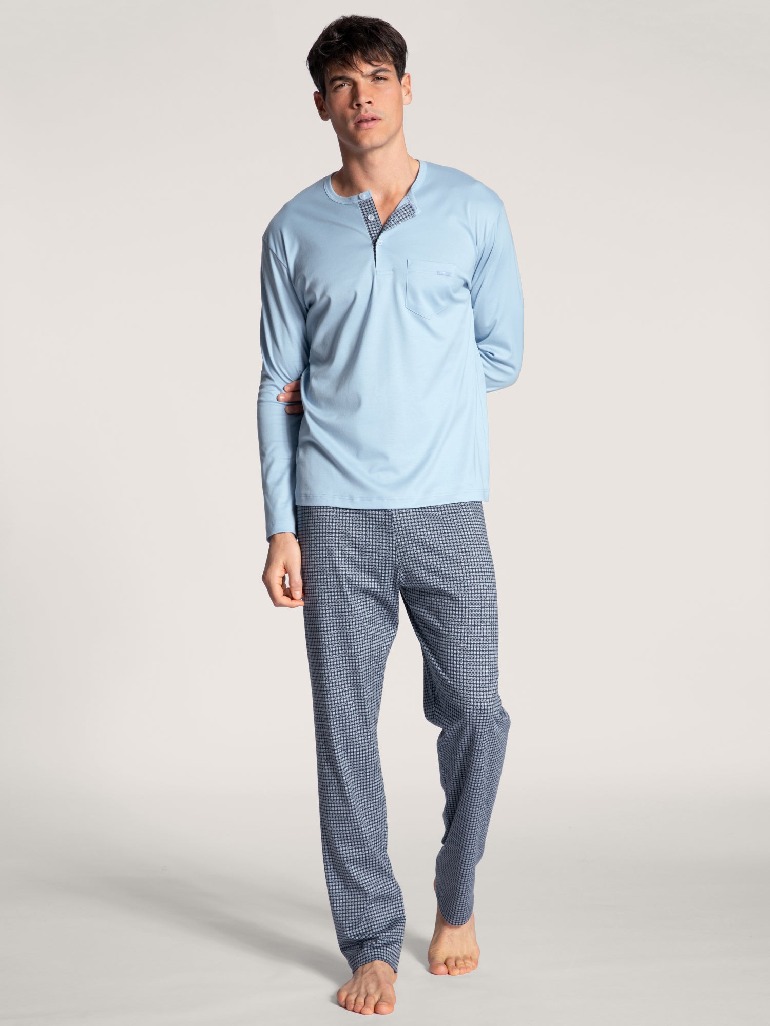 Calida Pyjamas blau