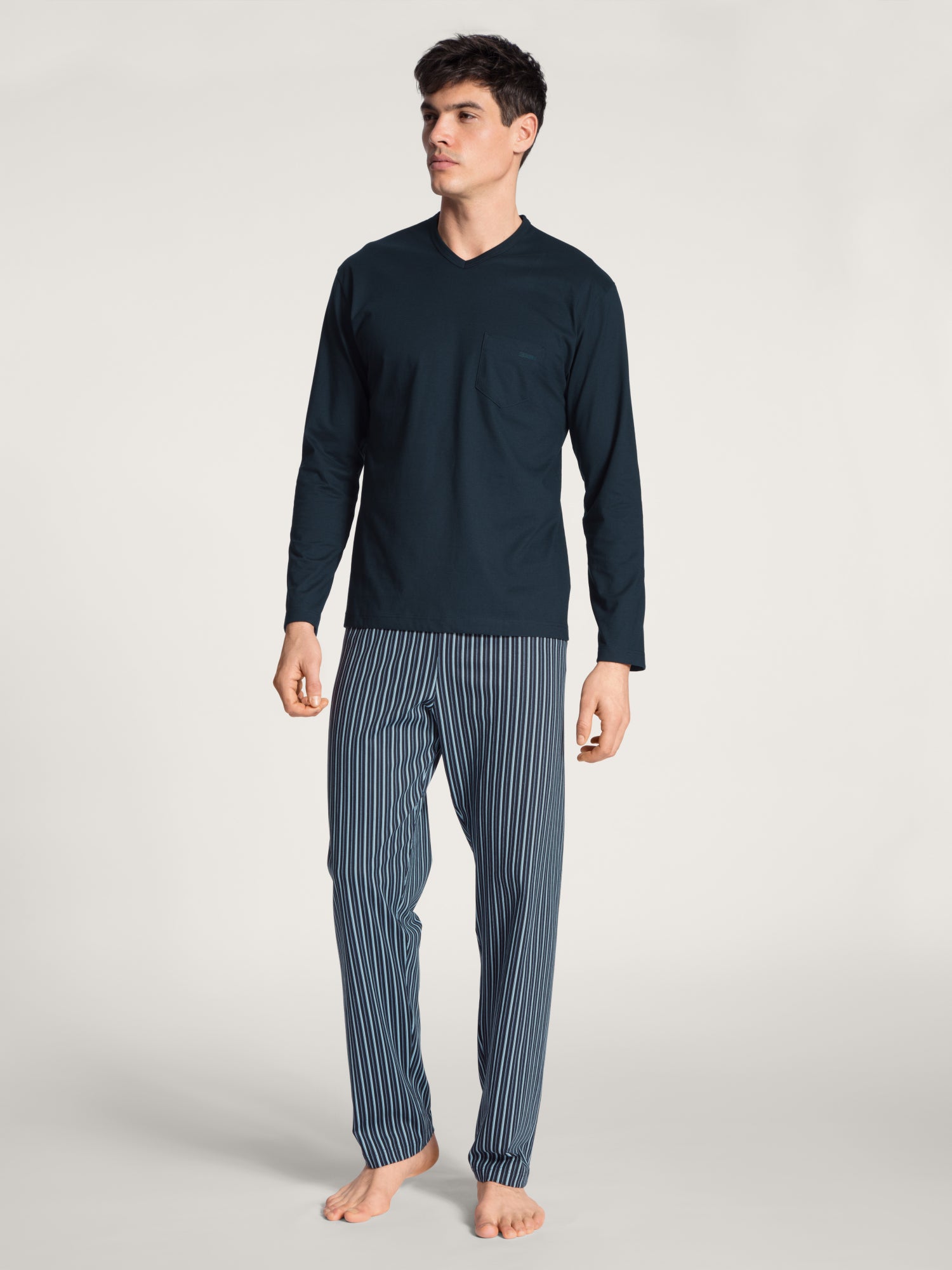 Calida Pyjamas dunkelgrün