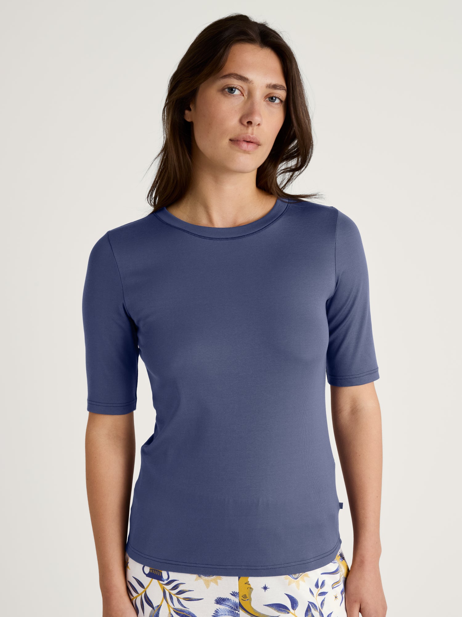 Calida Pyjamashirts blau