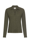 Camel Active Langarmshirts oliv