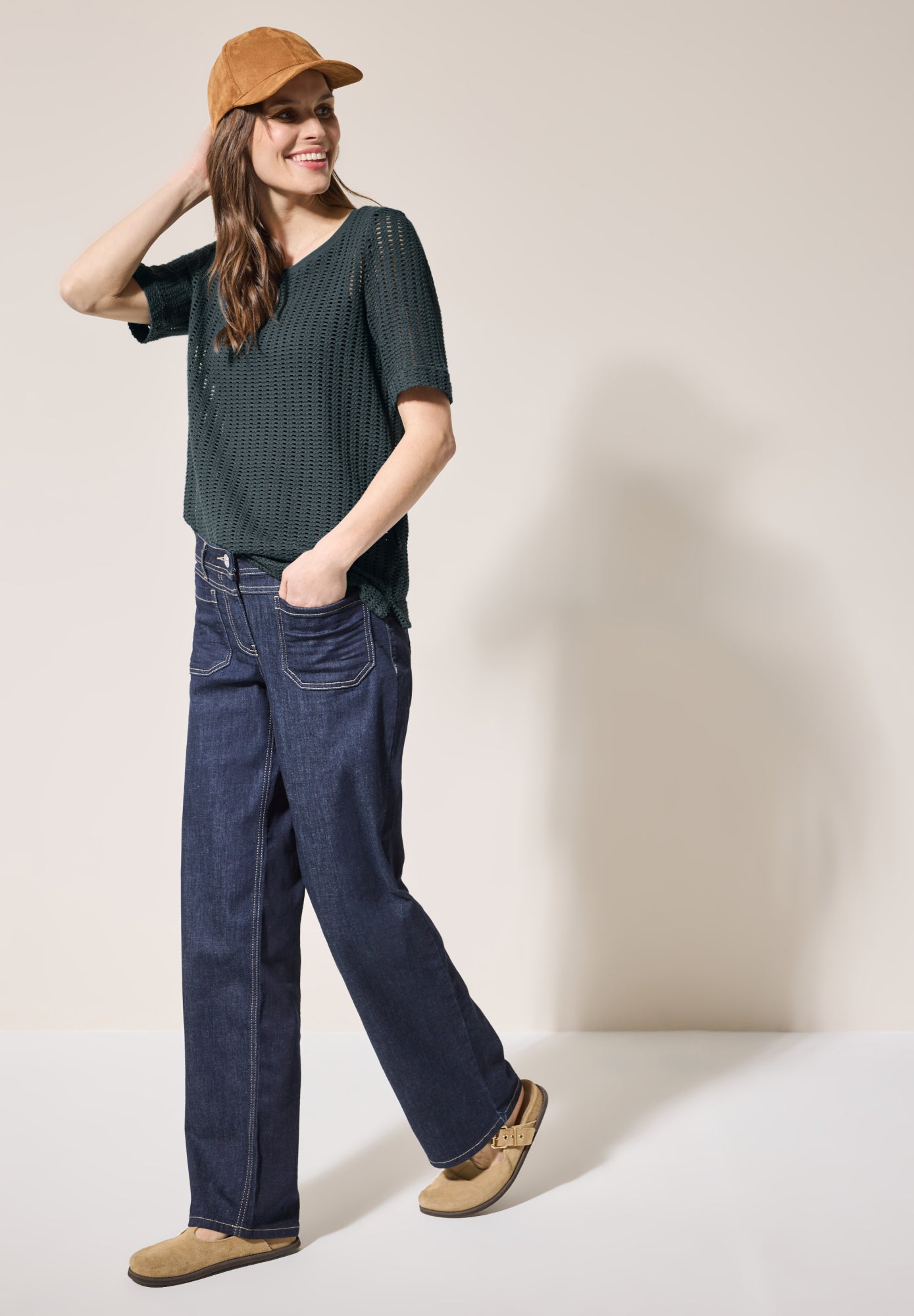 Cecil T-Shirts  oliv