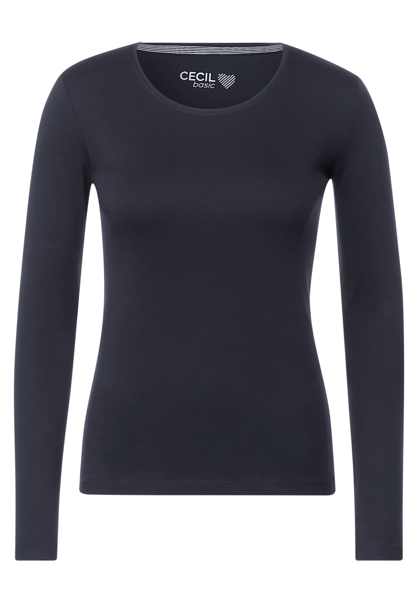 Cecil Langarmshirts dunkelblau