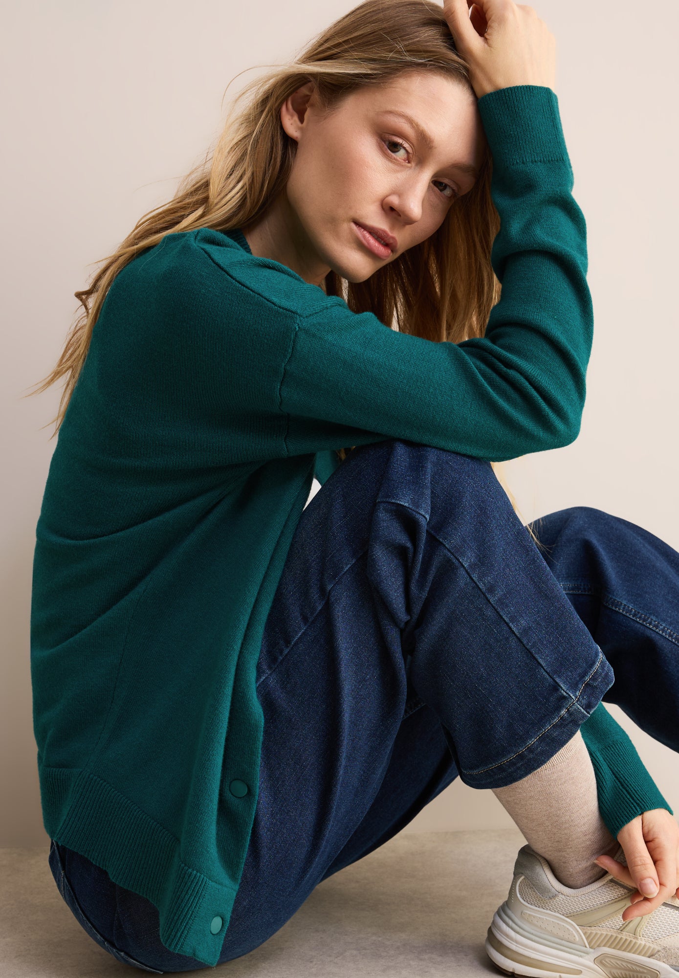 Cecil Strickjacken petrol