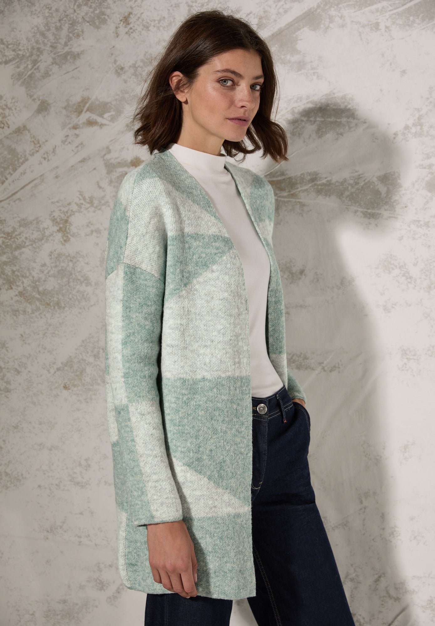 Cecil Strickjacken hellgrün