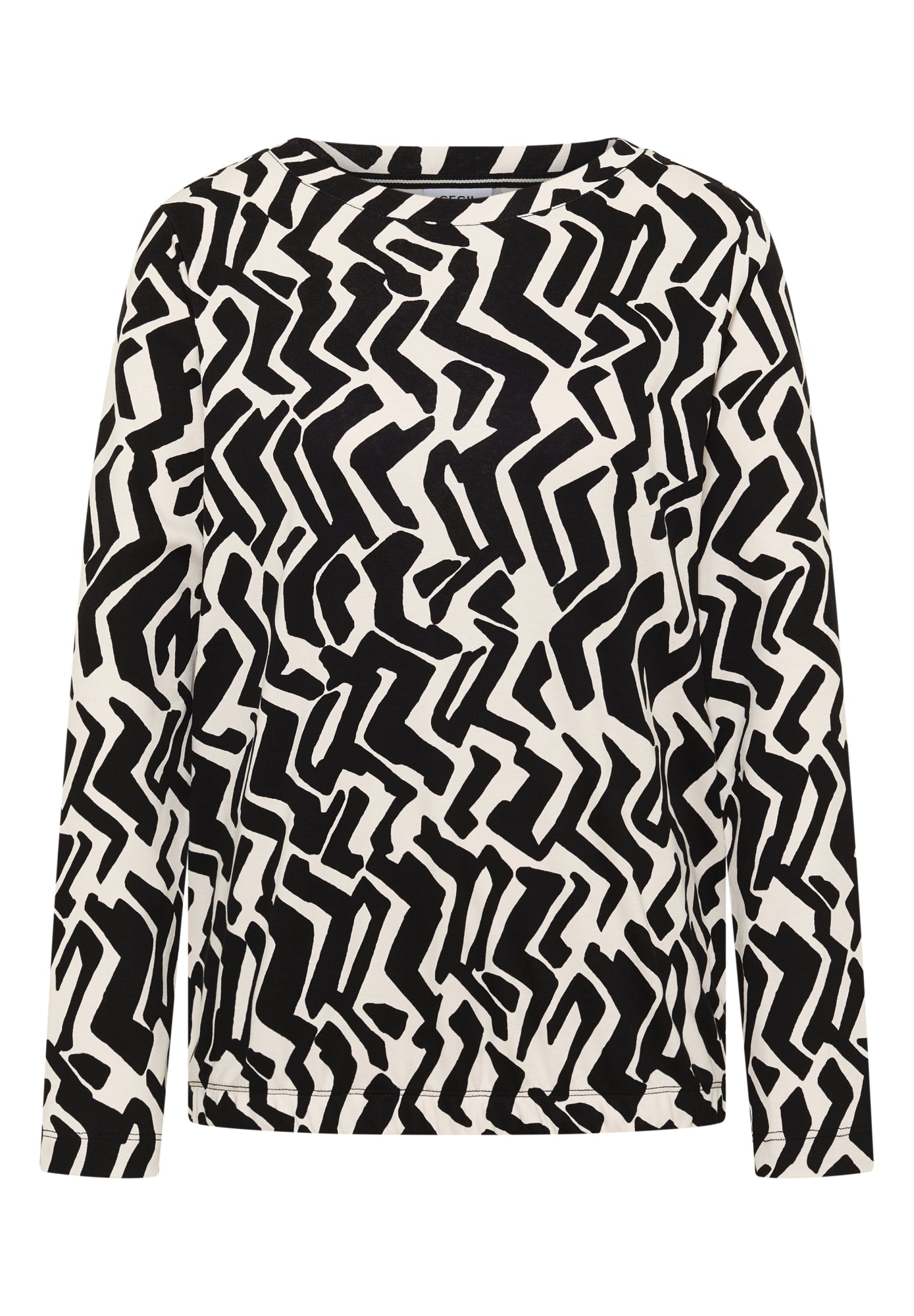 Cecil Langarmshirts hellgrau