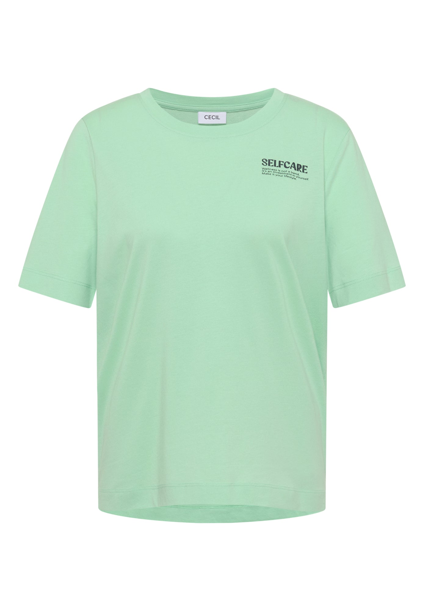 Cecil T-Shirts hellgrün