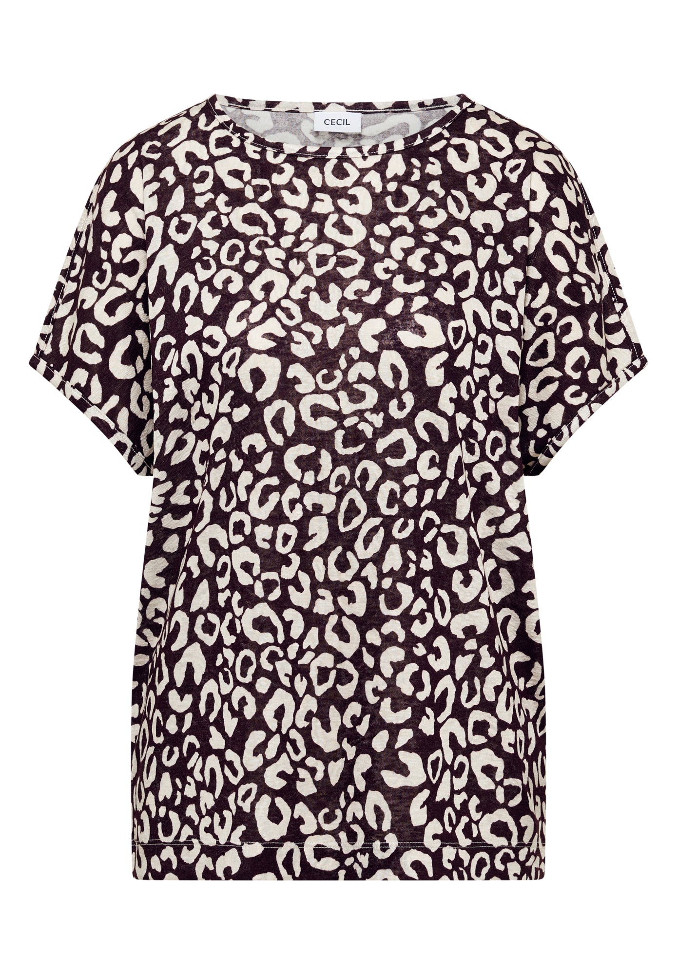 Cecil T-Shirts braun
