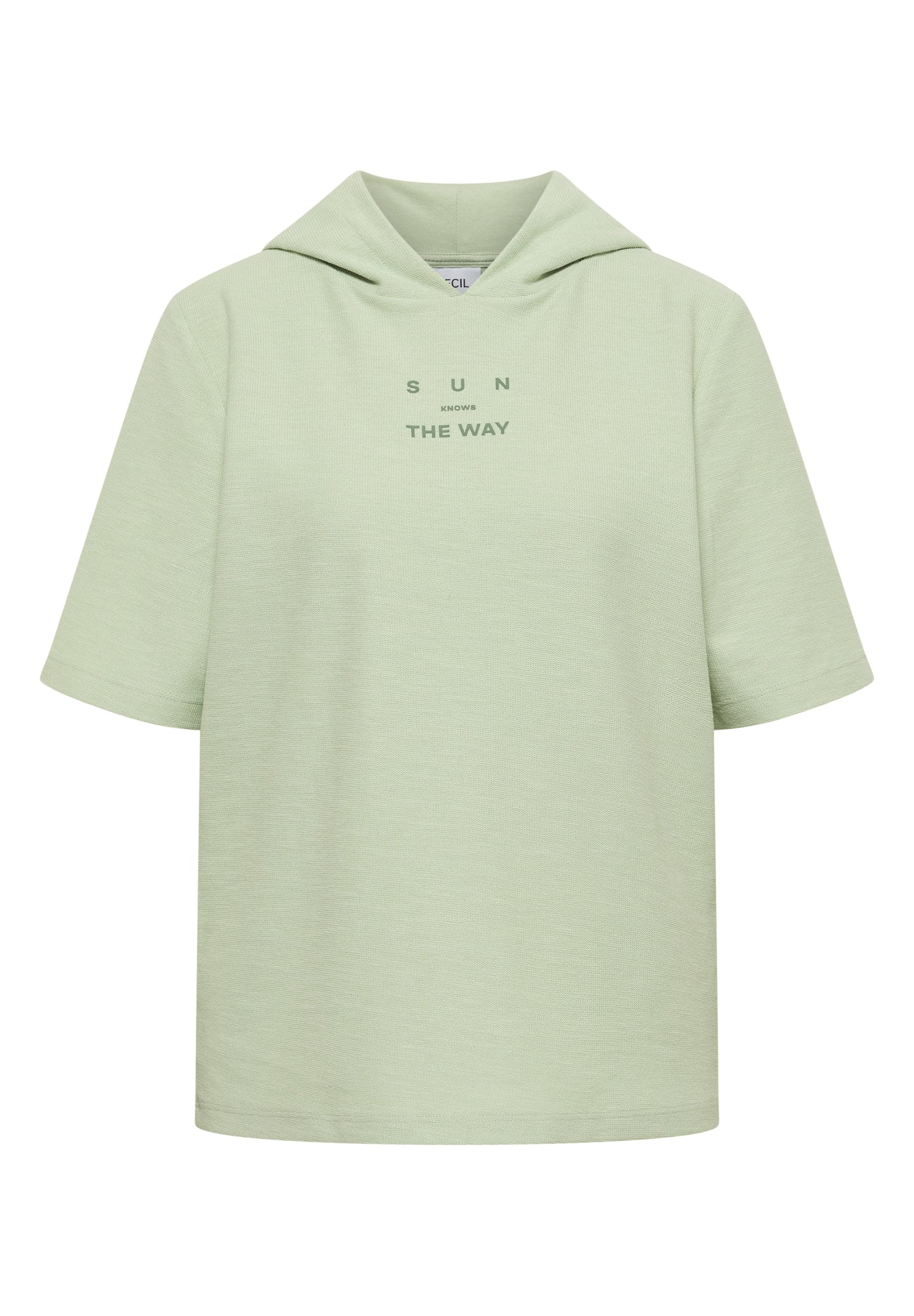 Cecil Hoodies hellgrün