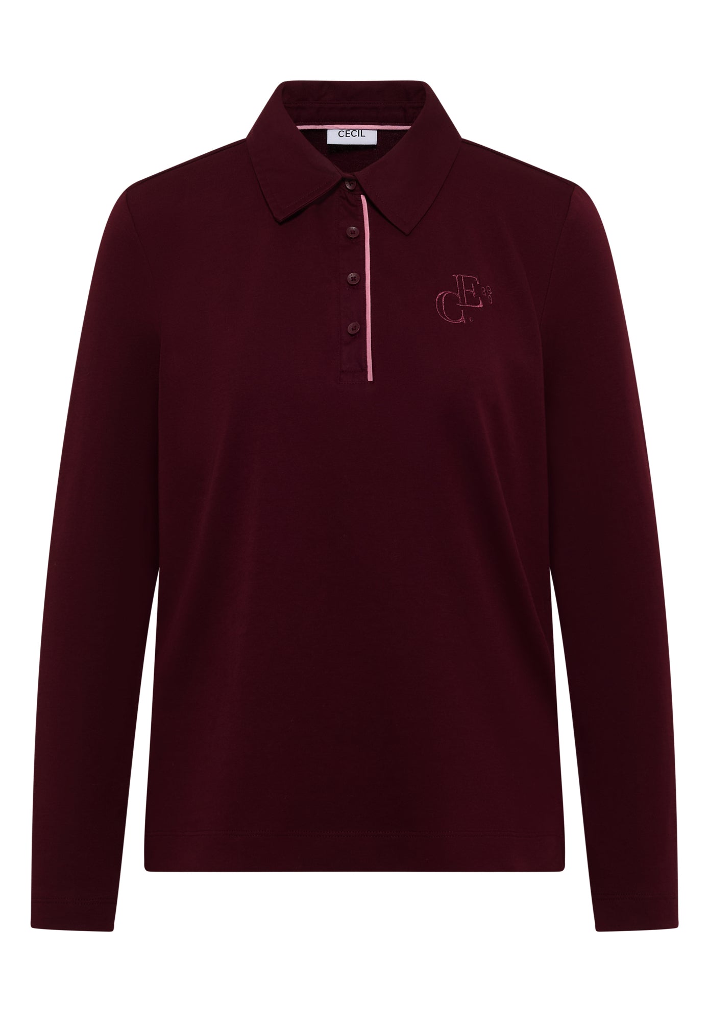 Cecil Langarmshirts bordeaux