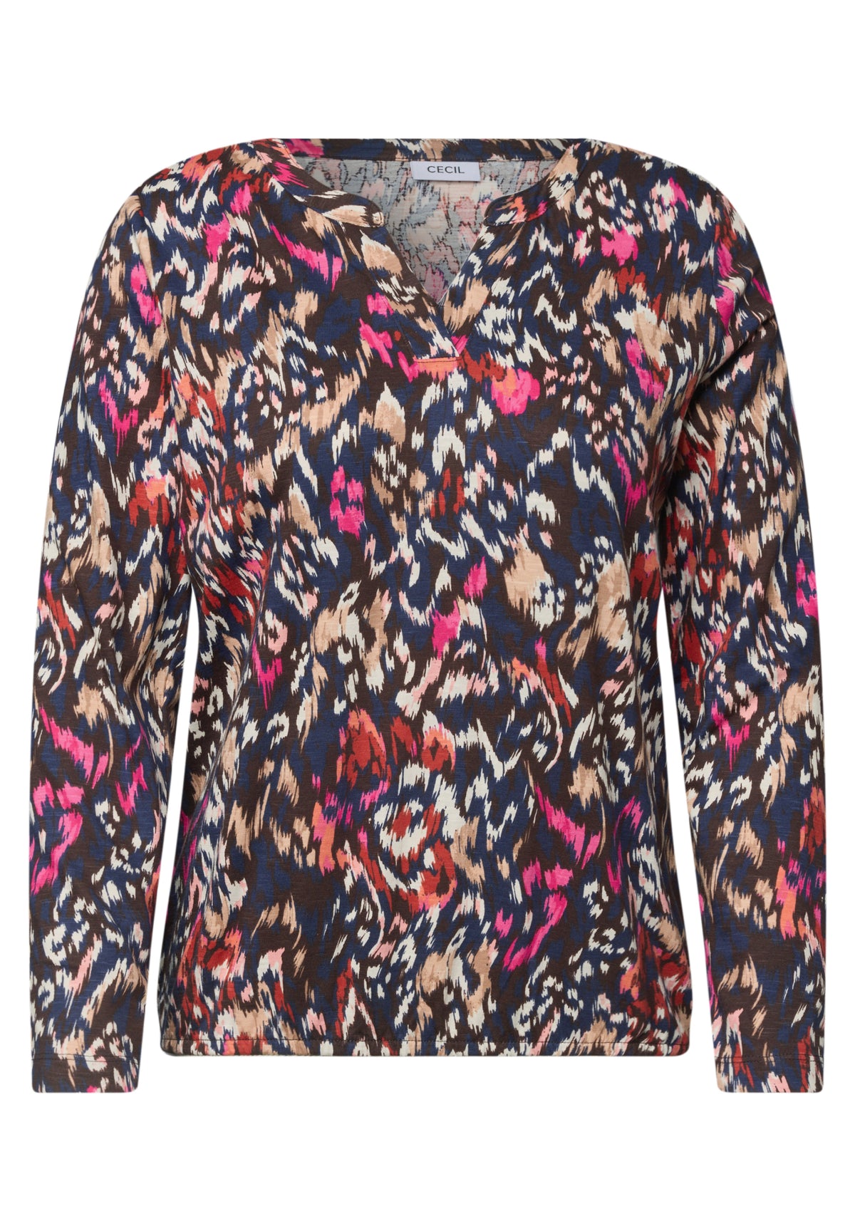 Cecil Langarmshirts braun