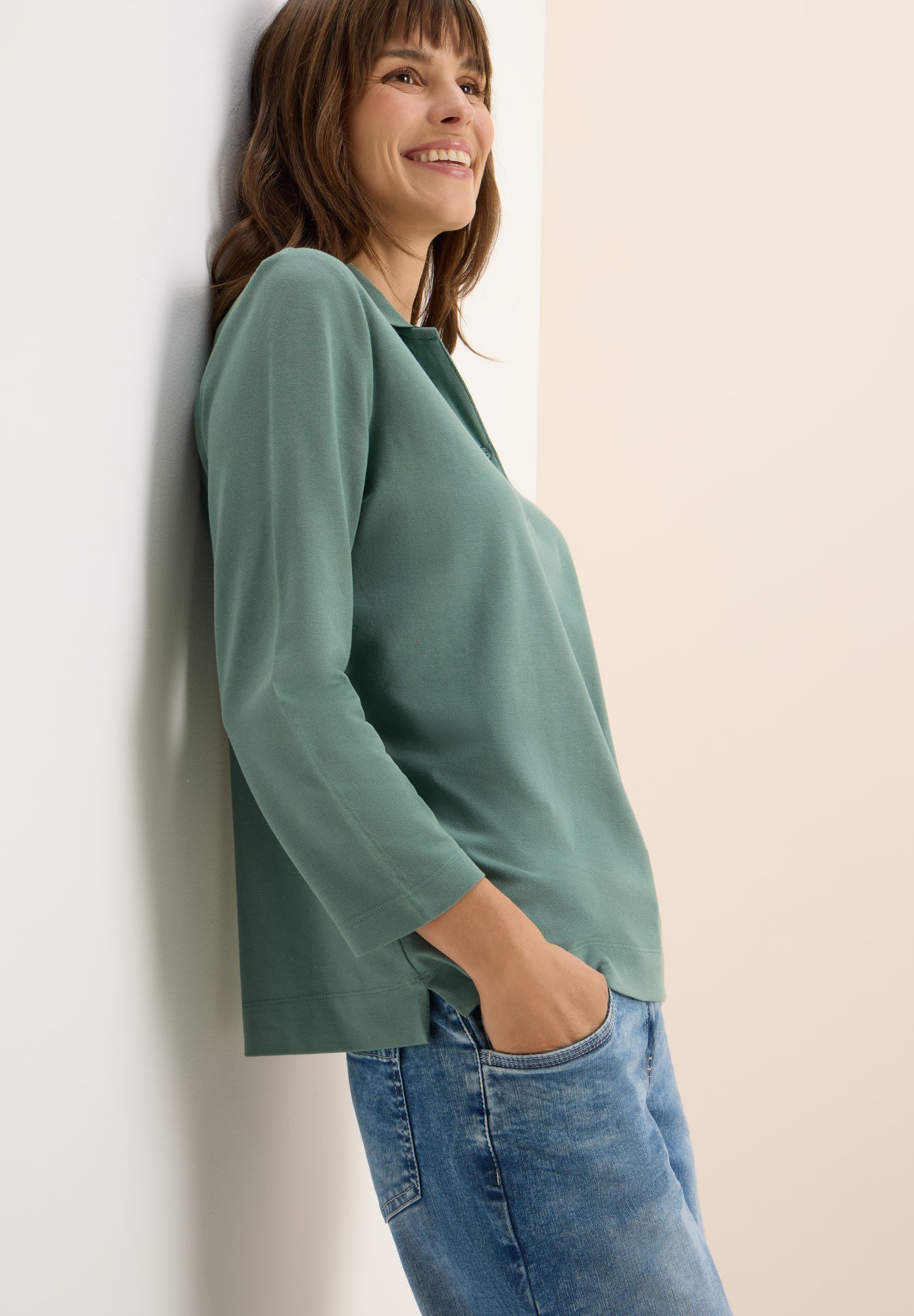 Cecil 3/4-Shirts  grün