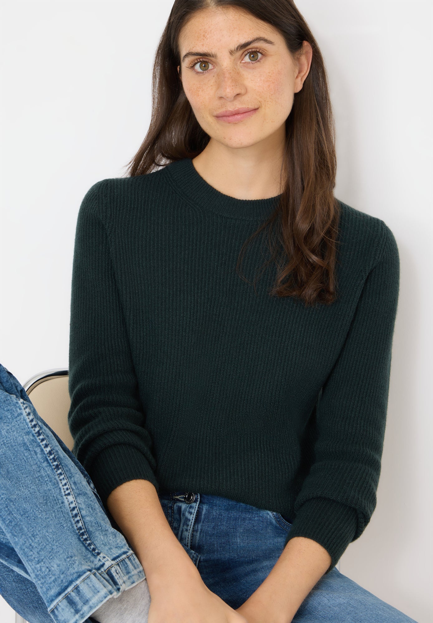 Cecil Pullover  dunkelgrün