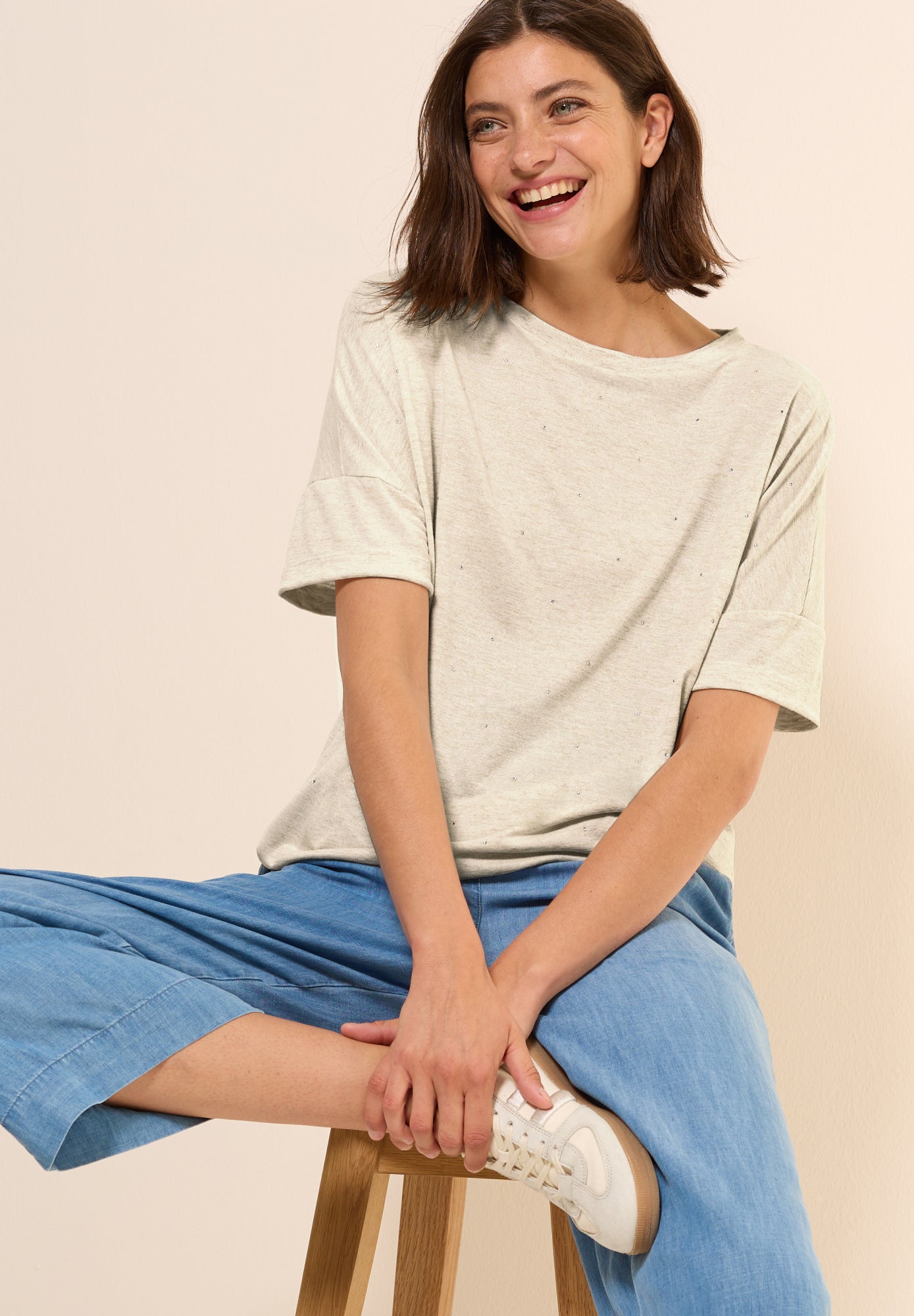 Cecil T-Shirts  beige