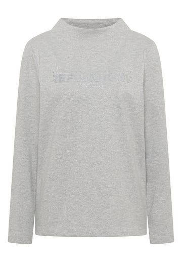 Shirt mit Glitzer-Wording