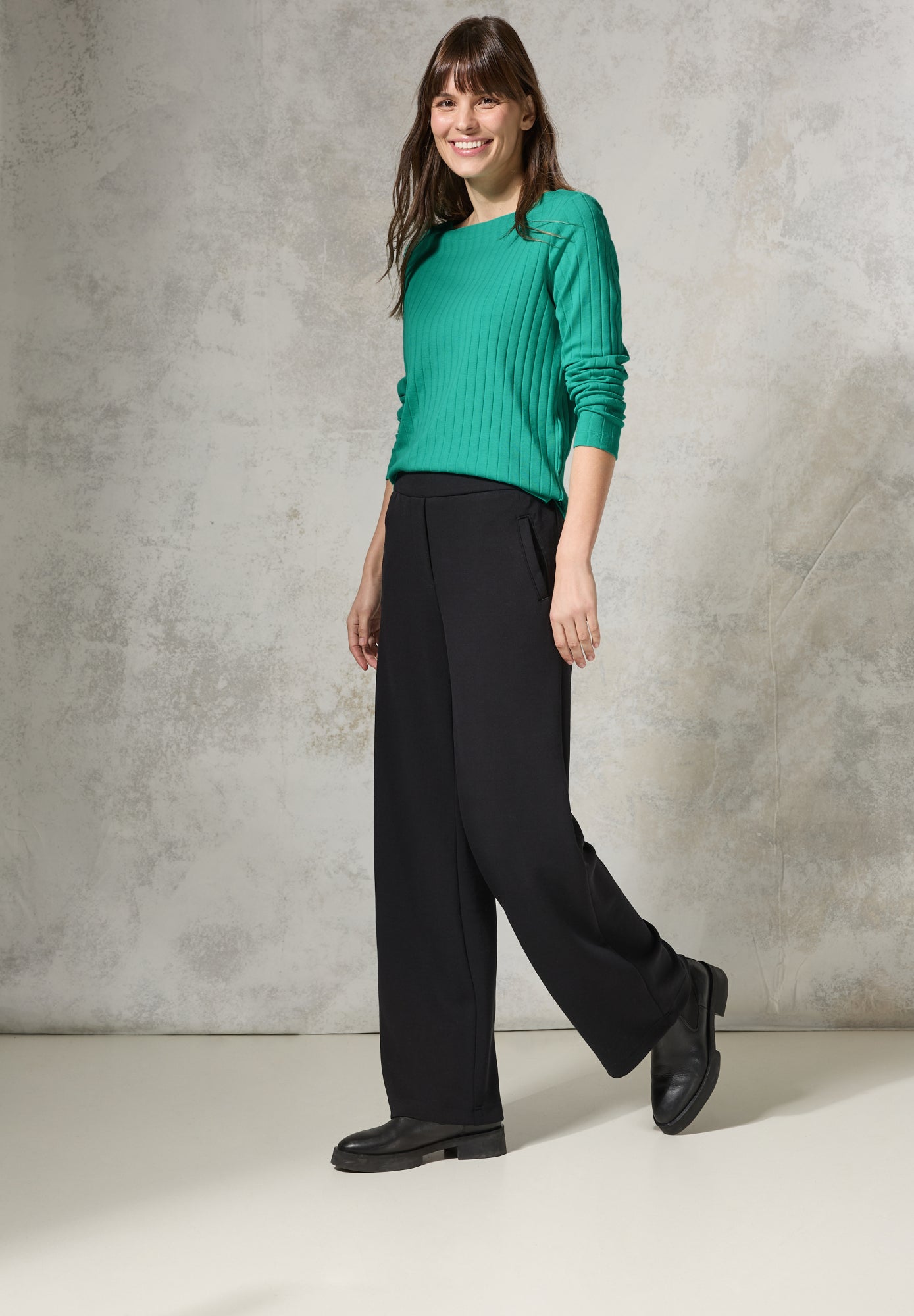 Cecil Langarmshirts  grün