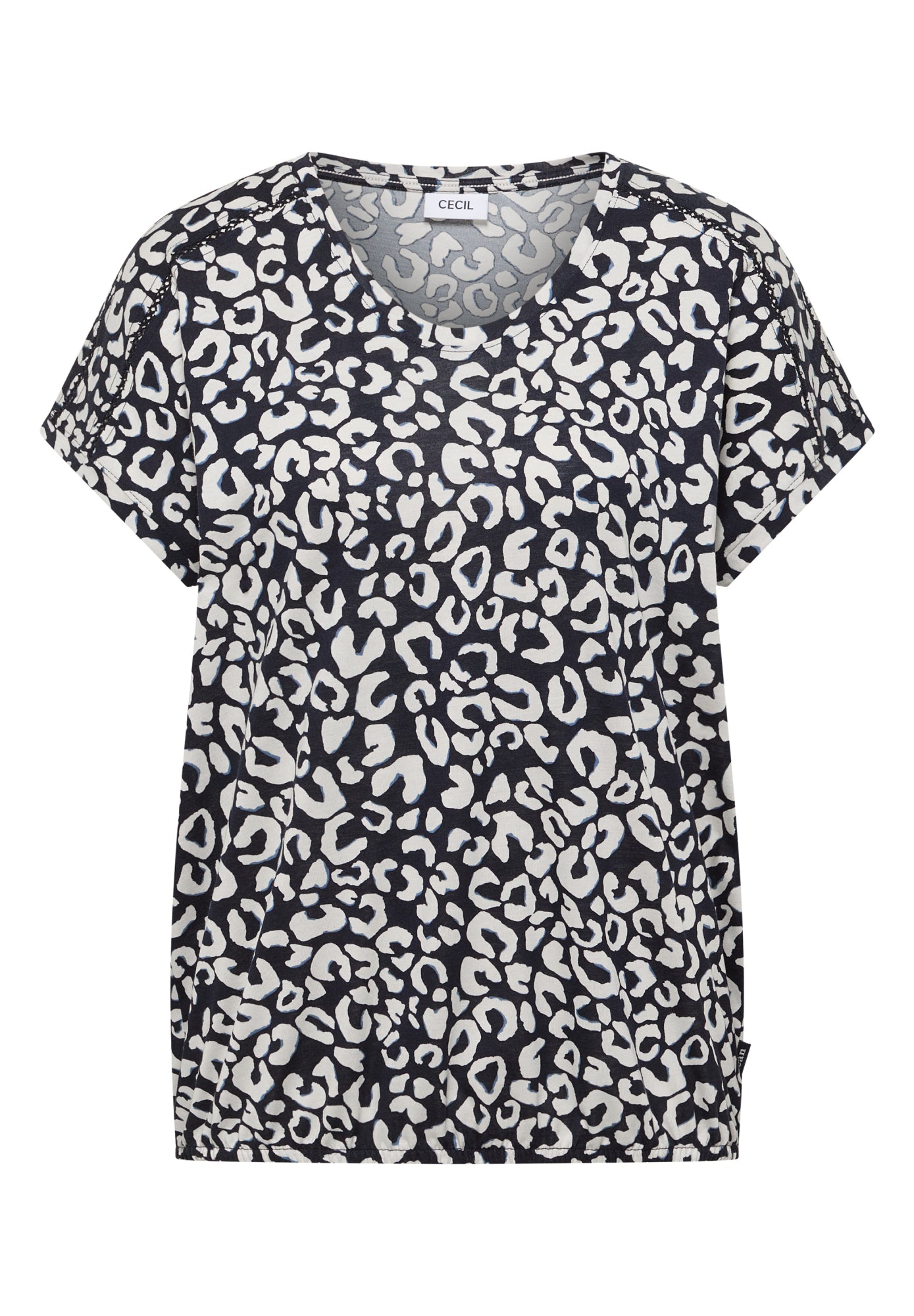 Cecil T-Shirts blau