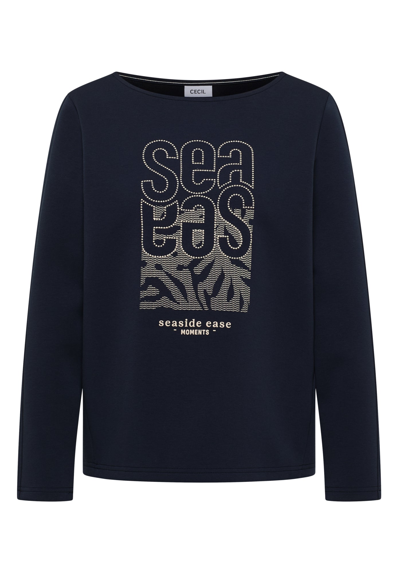 Cecil Langarmshirts dunkelblau