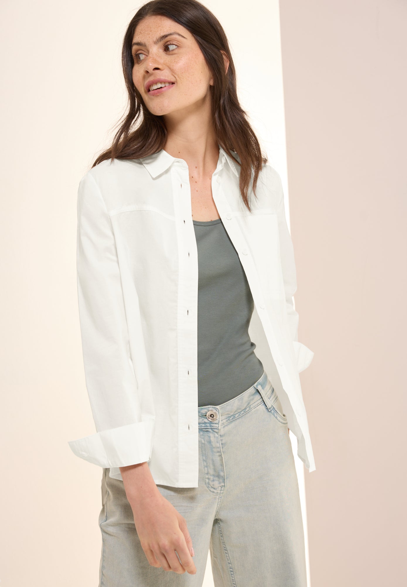 Cecil Hemdblusen  weiß