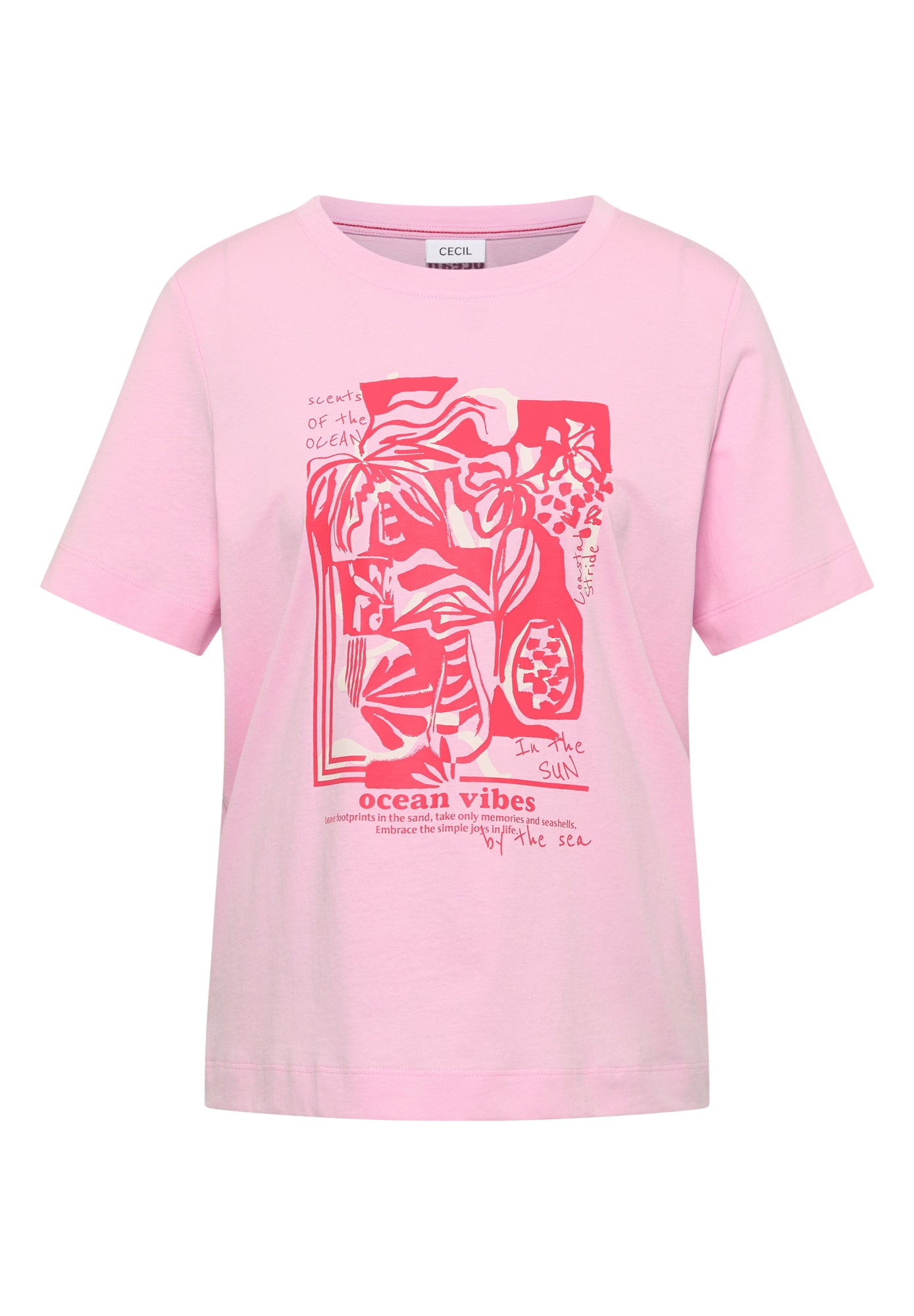 Cecil T-Shirts rosa