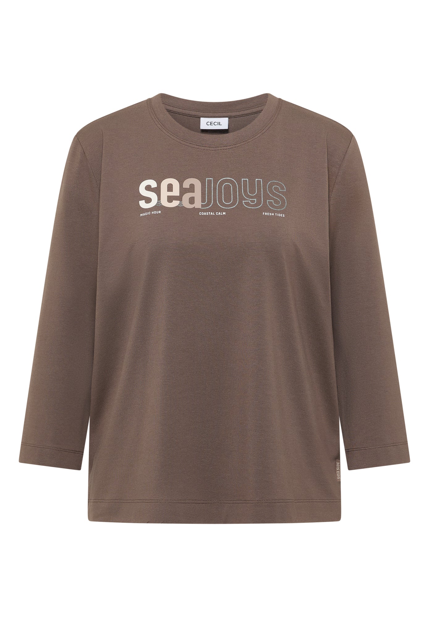 Cecil 3/4-Shirts taupe