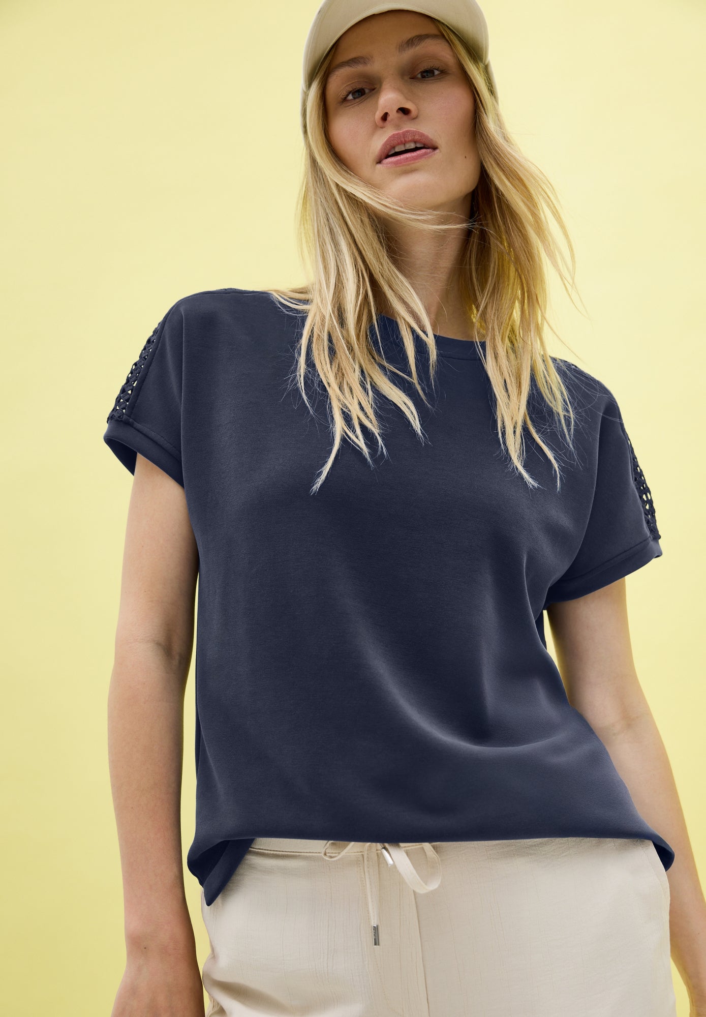 Cecil T-Shirts  dunkelblau