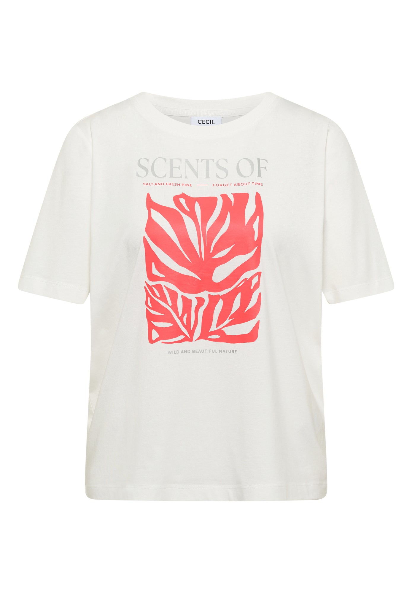 Cecil T-Shirts weiß