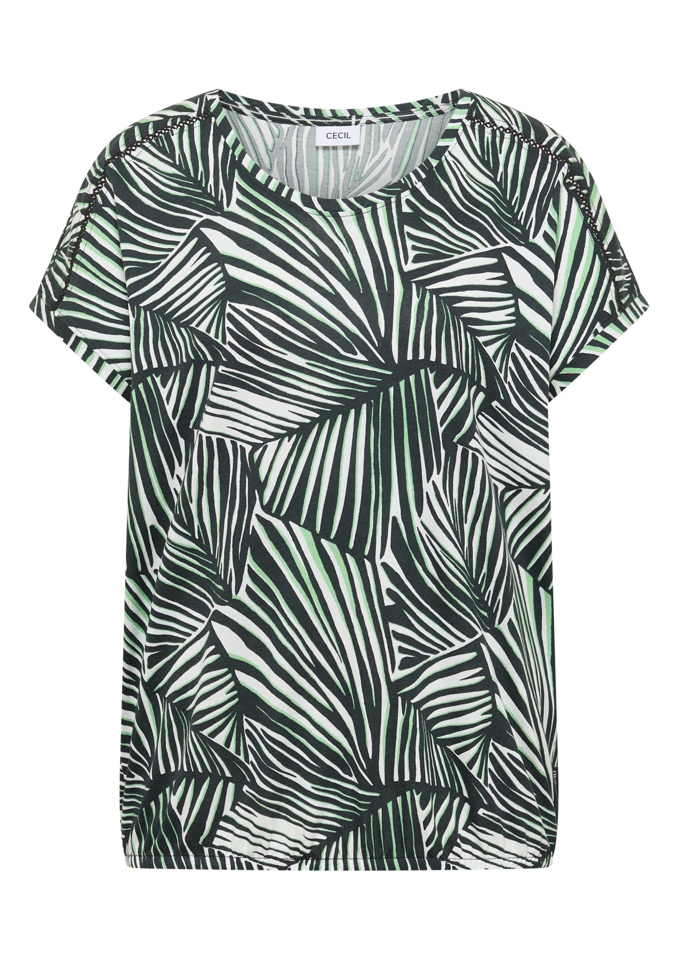Cecil T-Shirts grün