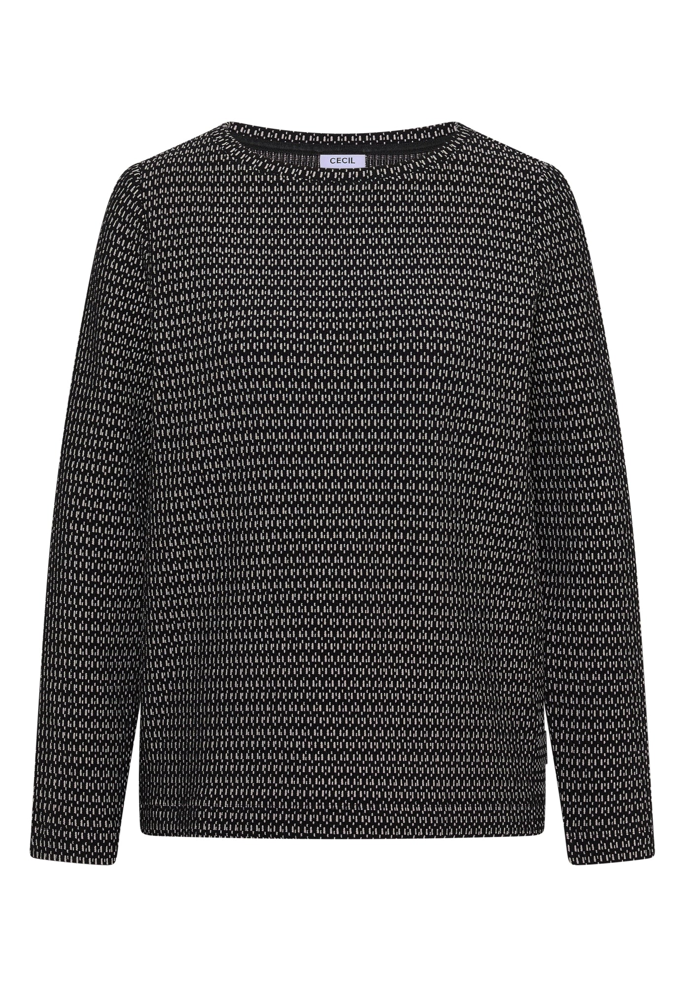 Cecil Langarmshirts  schwarz