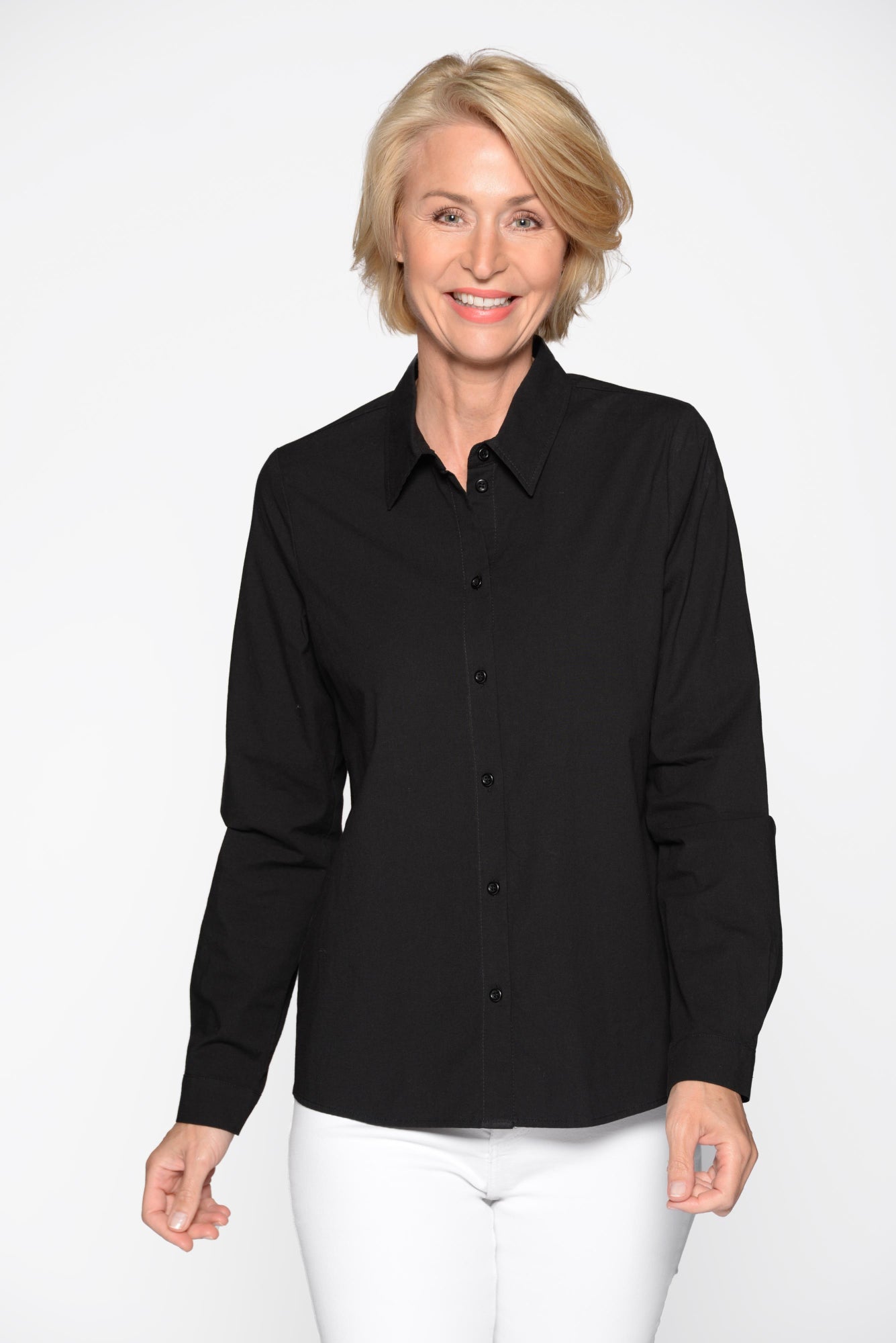 Clarina Hemdblusen  schwarz