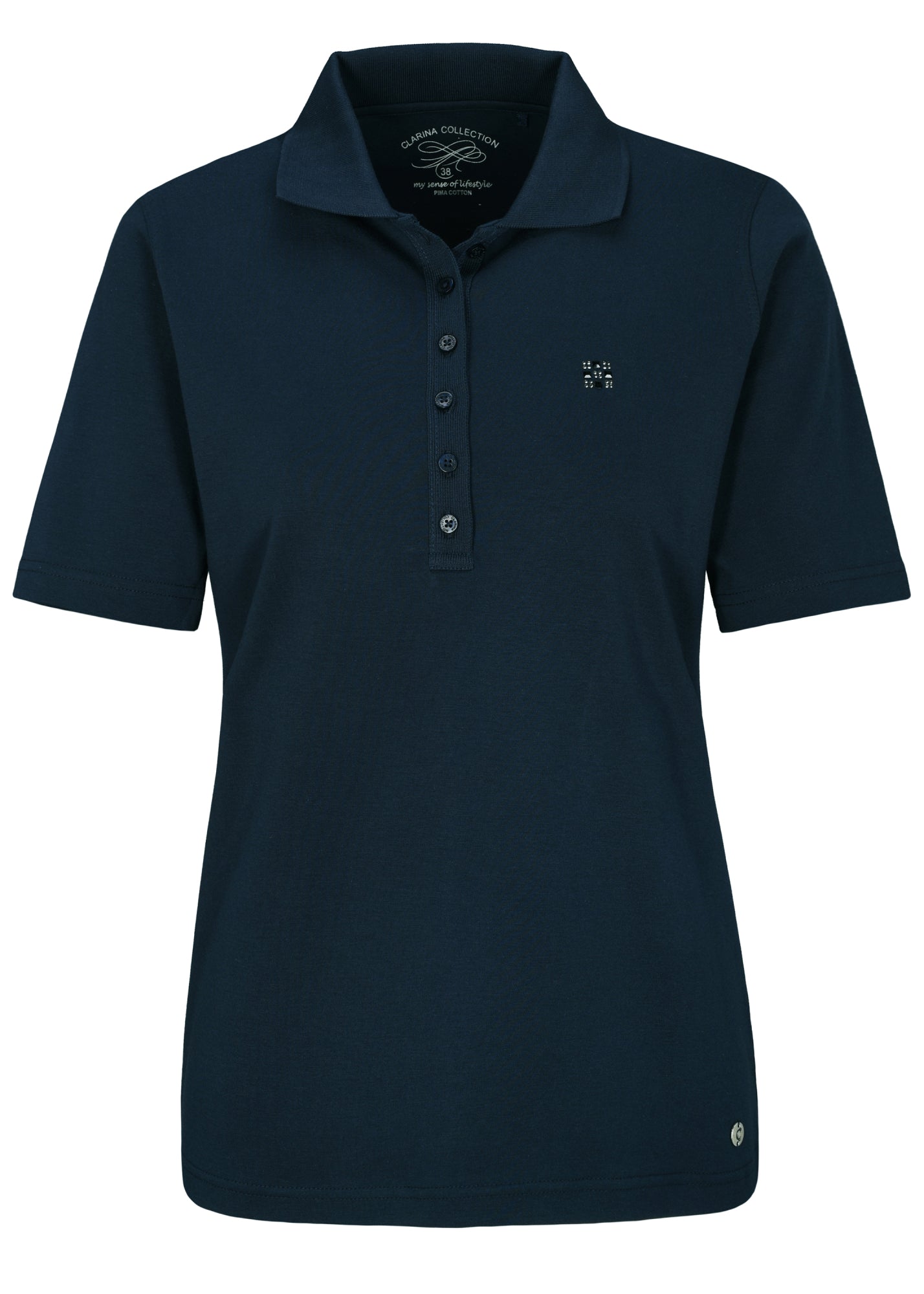 Clarina Poloshirts dunkelblau